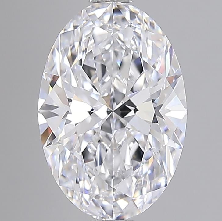 2.55 Carat D-IF Oval Lab Diamond