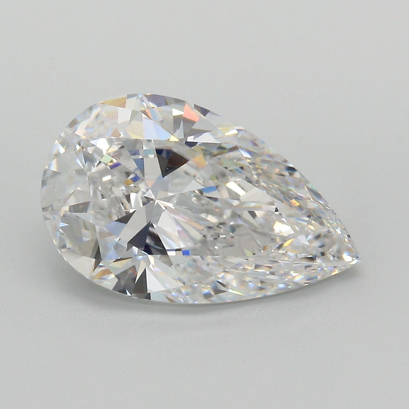 5.67 Carat D-VS1 Pear Lab Diamond