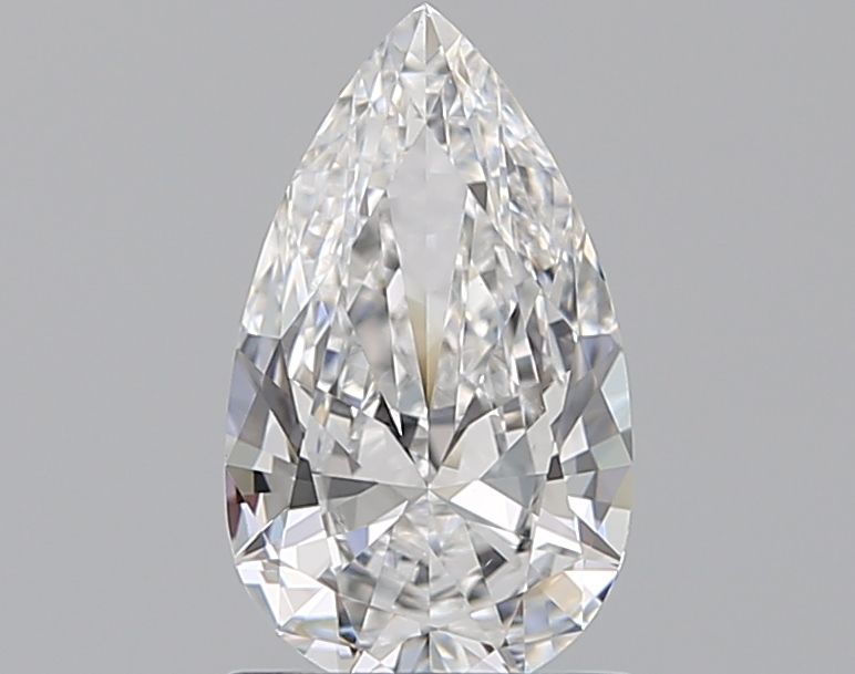 1.00 Carat E-VVS2 Pear Cut Diamond