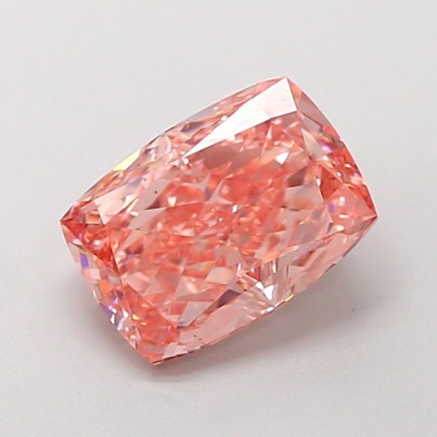 1.56 Carat Cushion Cut Fancy Pink