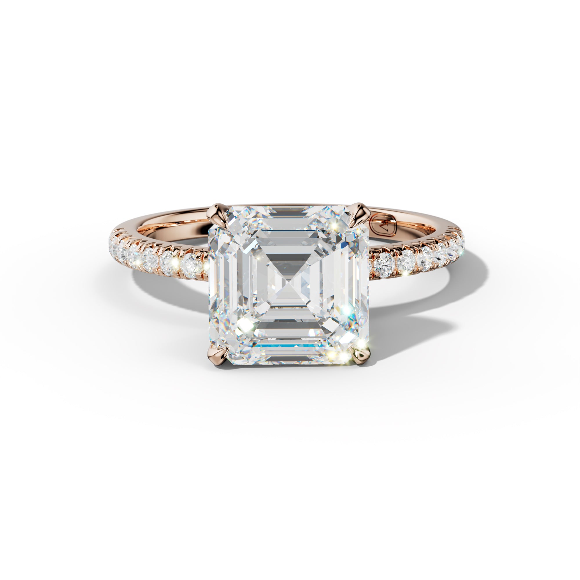 Ava Asscher Diamond Engagement Ring