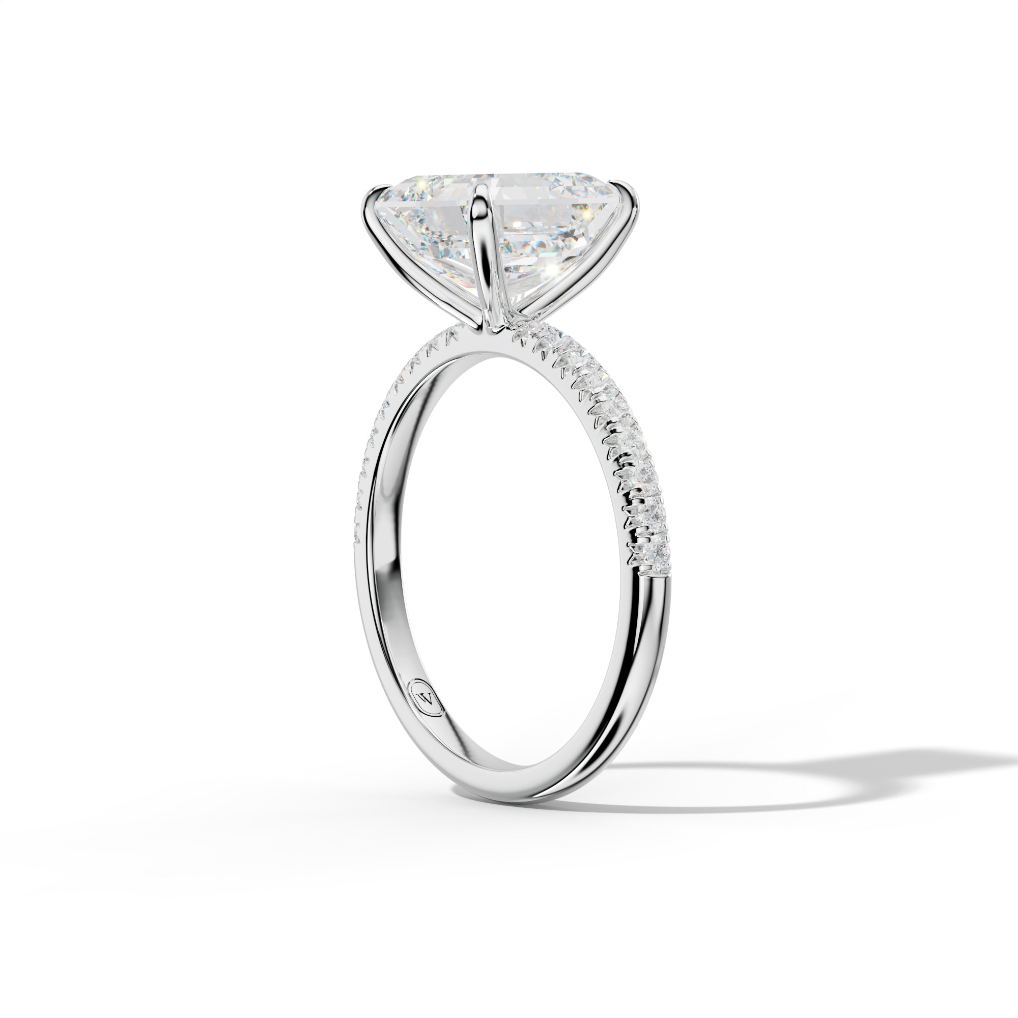 Ava Asscher Diamond Engagement Ring