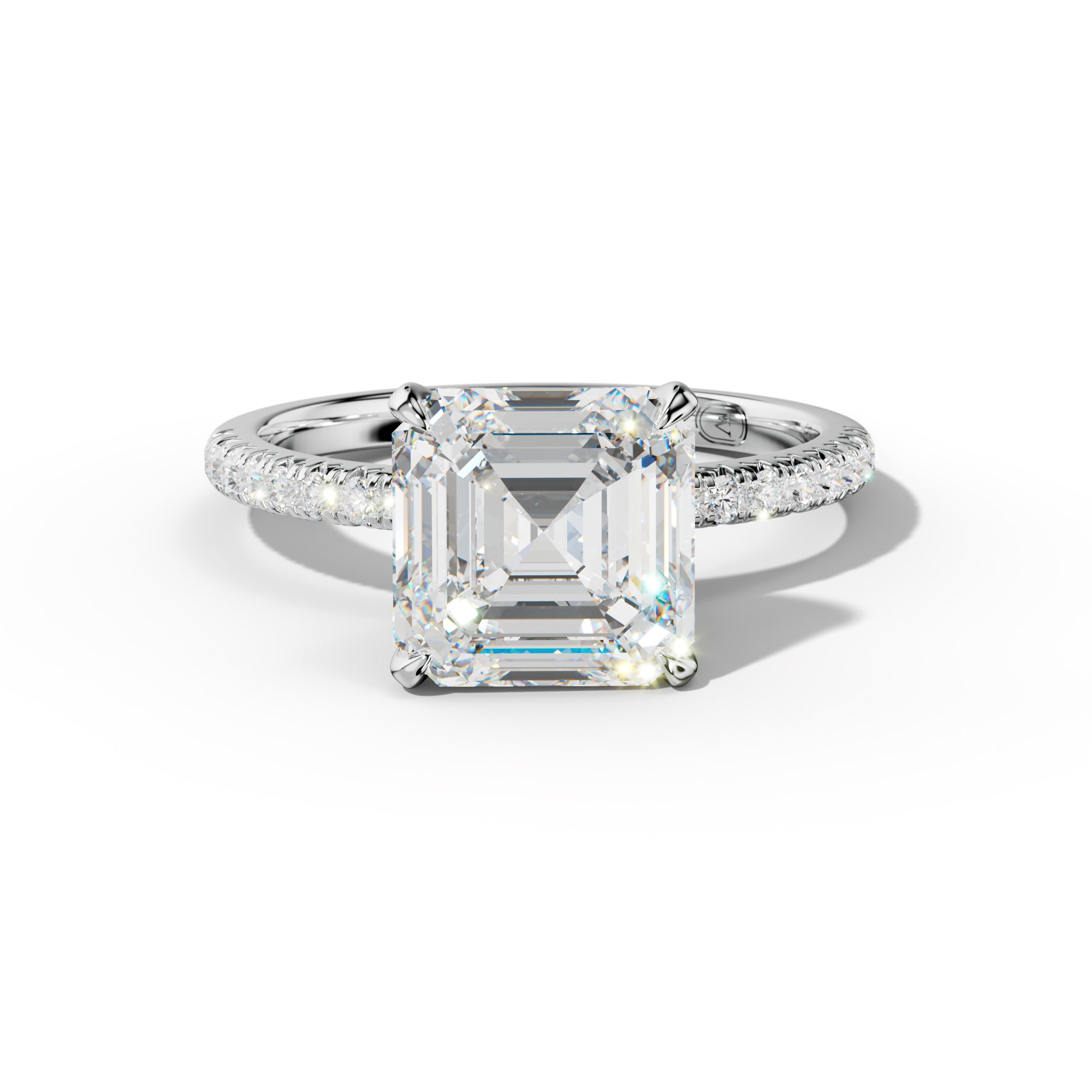 Ava Asscher Diamond Engagement Ring