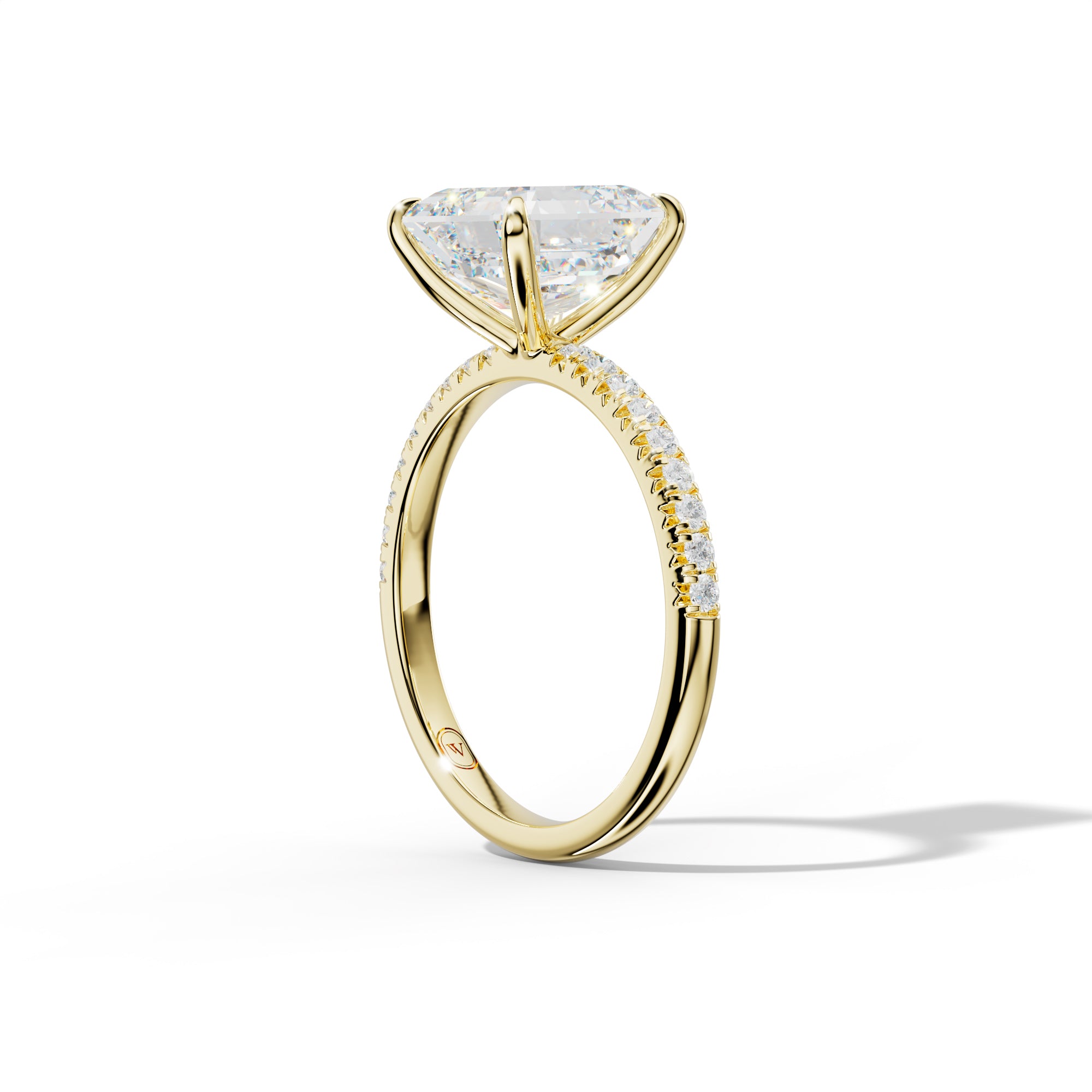 Ava Asscher Diamond Engagement Ring