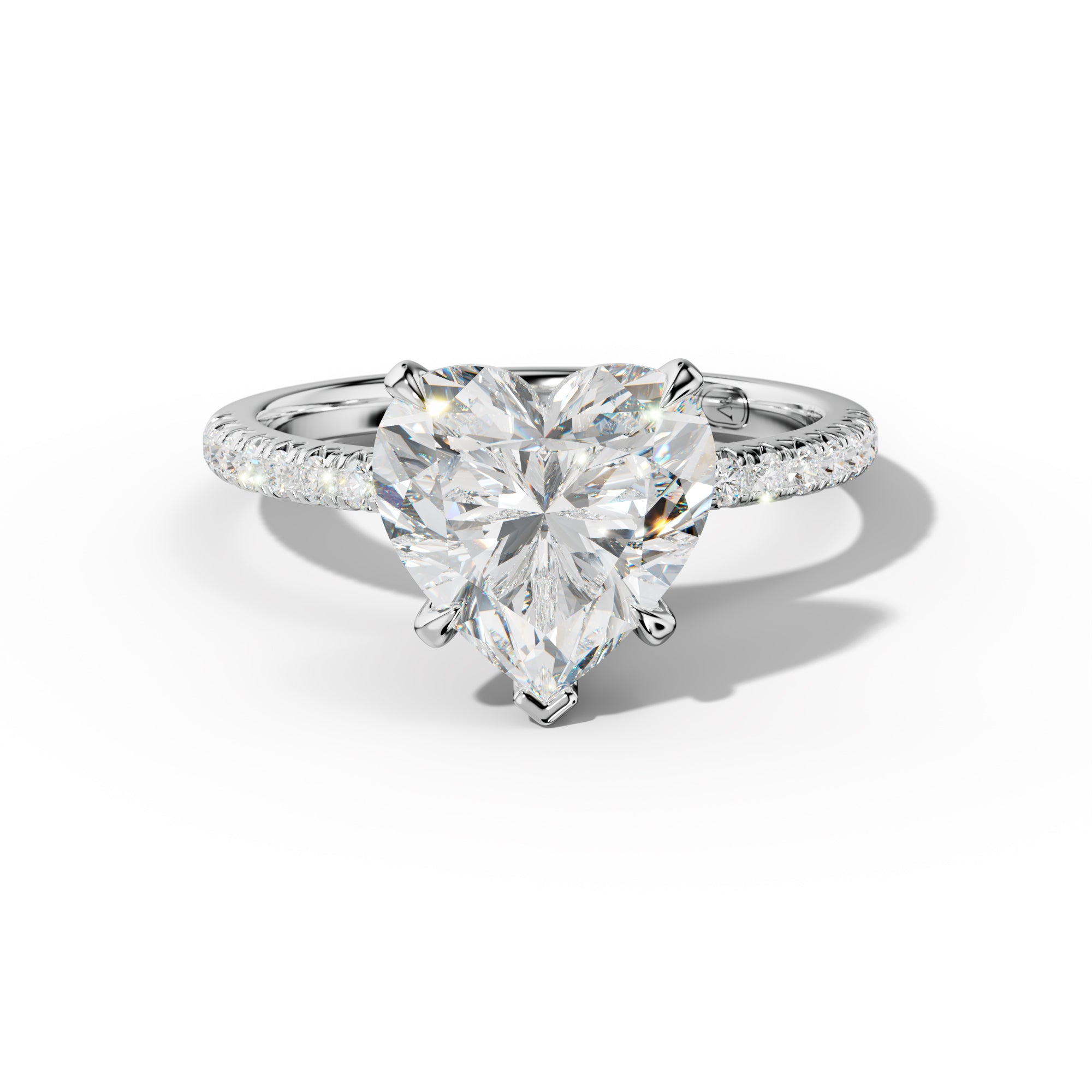 Ava Heart Diamond Engagement Ring