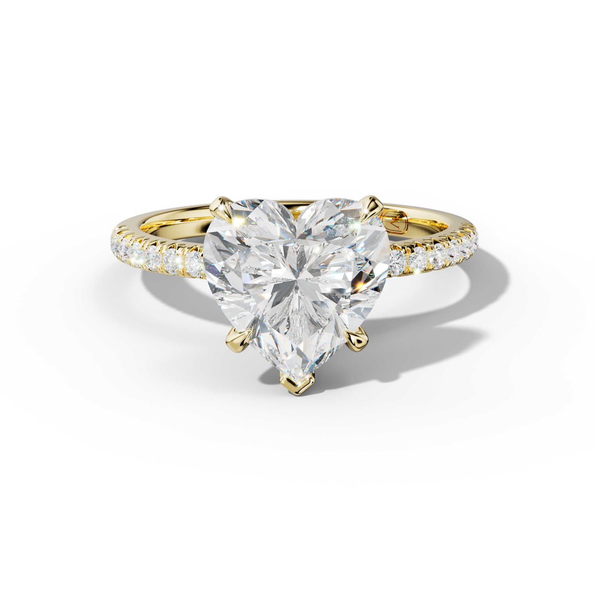 Ava Heart Diamond Engagement Ring