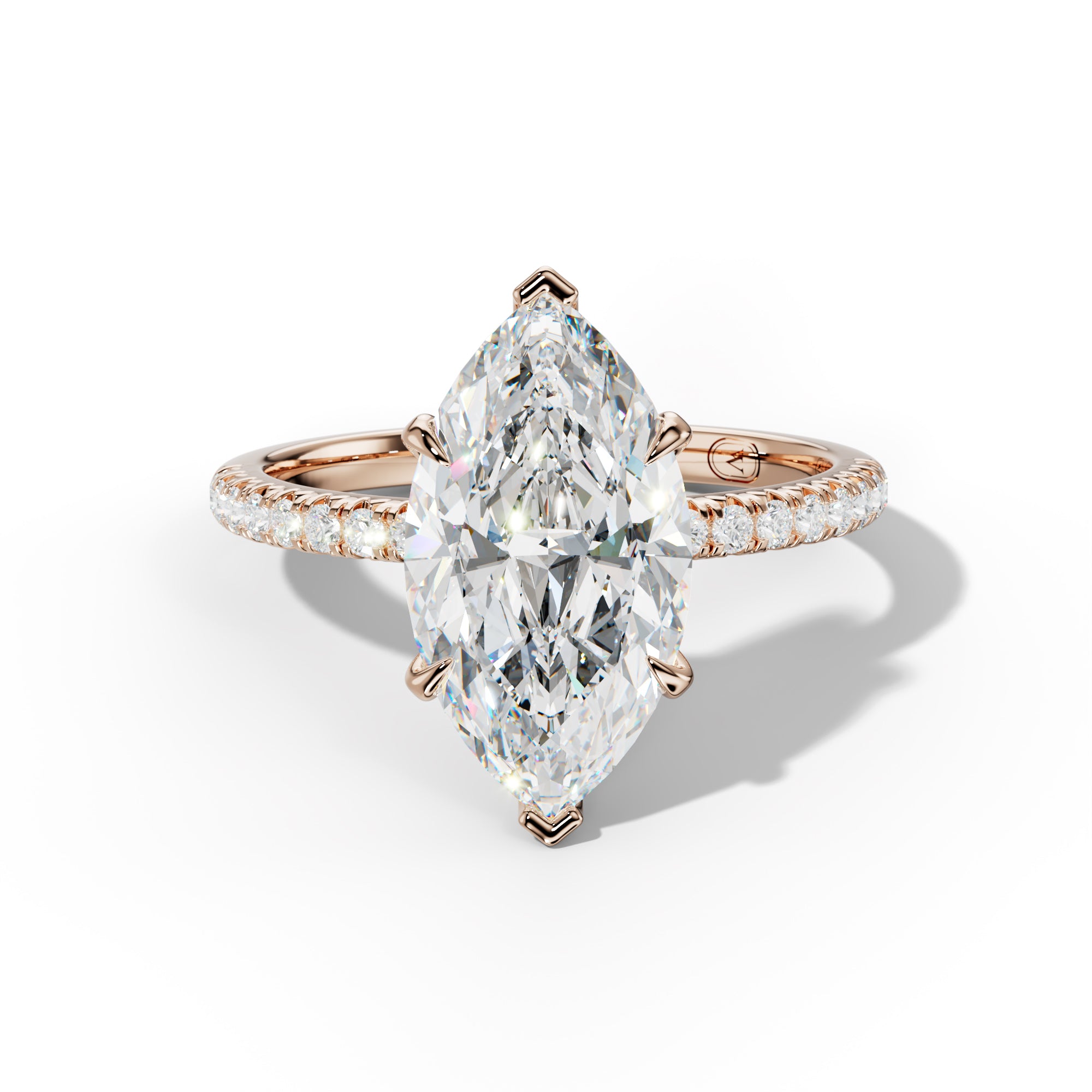 Ava Marquise Diamond Engagement Ring