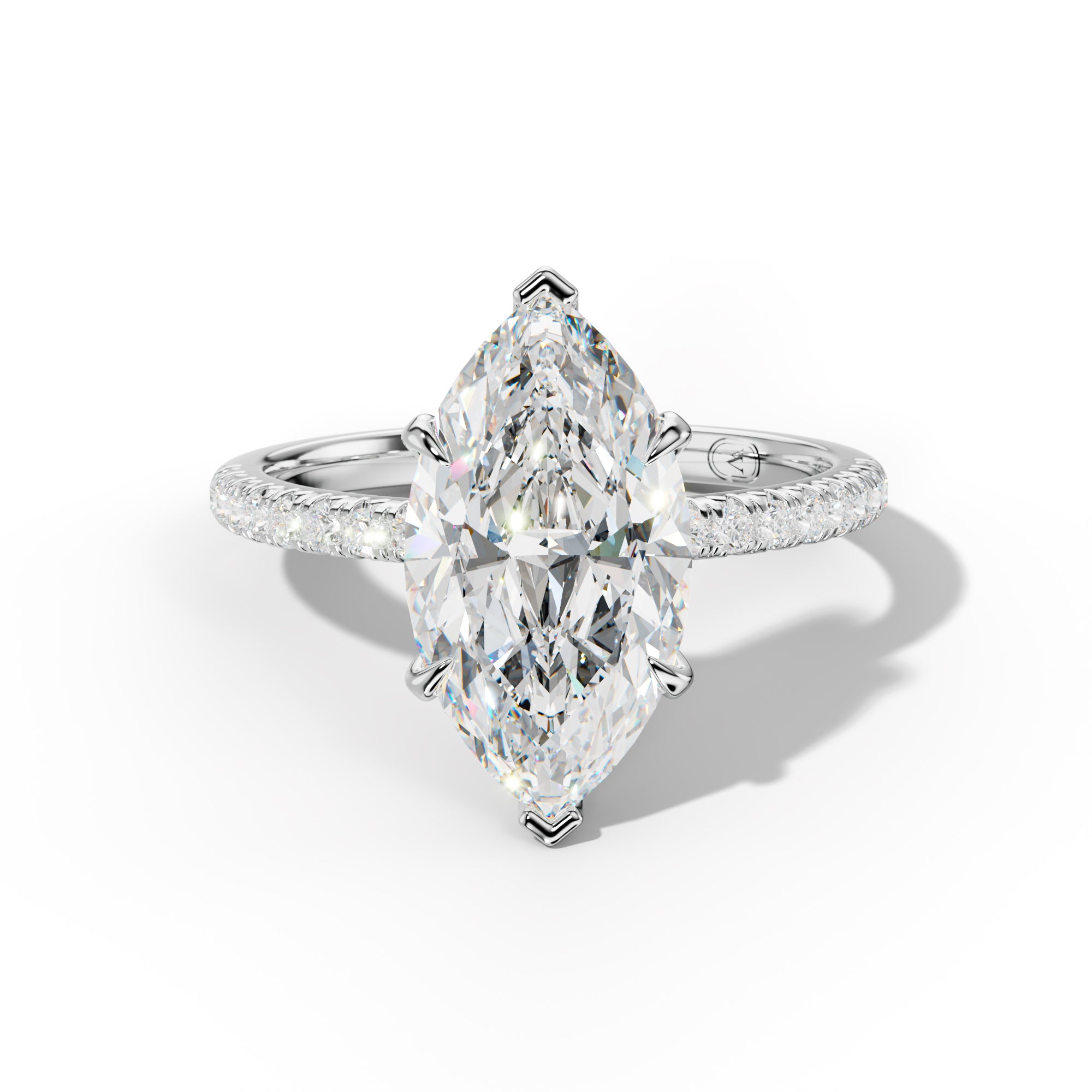 Ava Marquise Diamond Engagement Ring