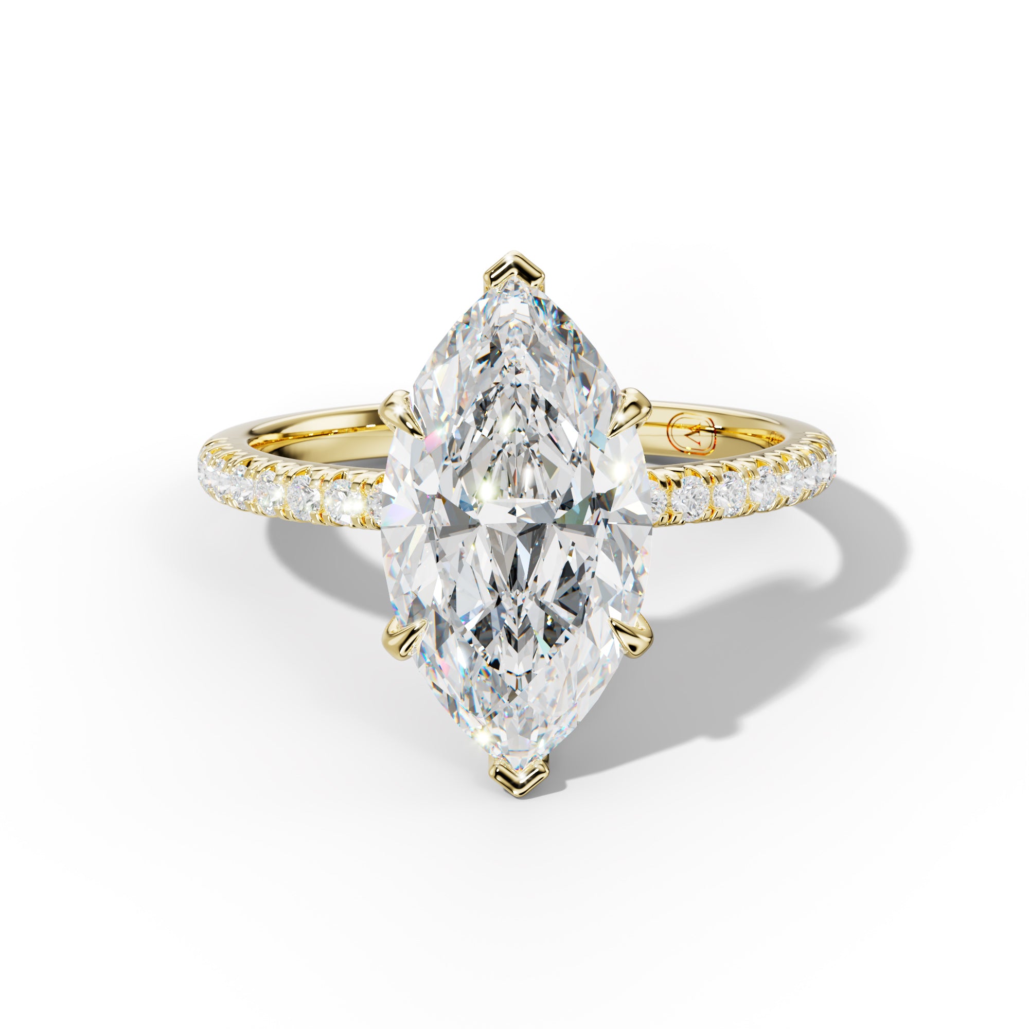Ava Marquise Diamond Engagement Ring