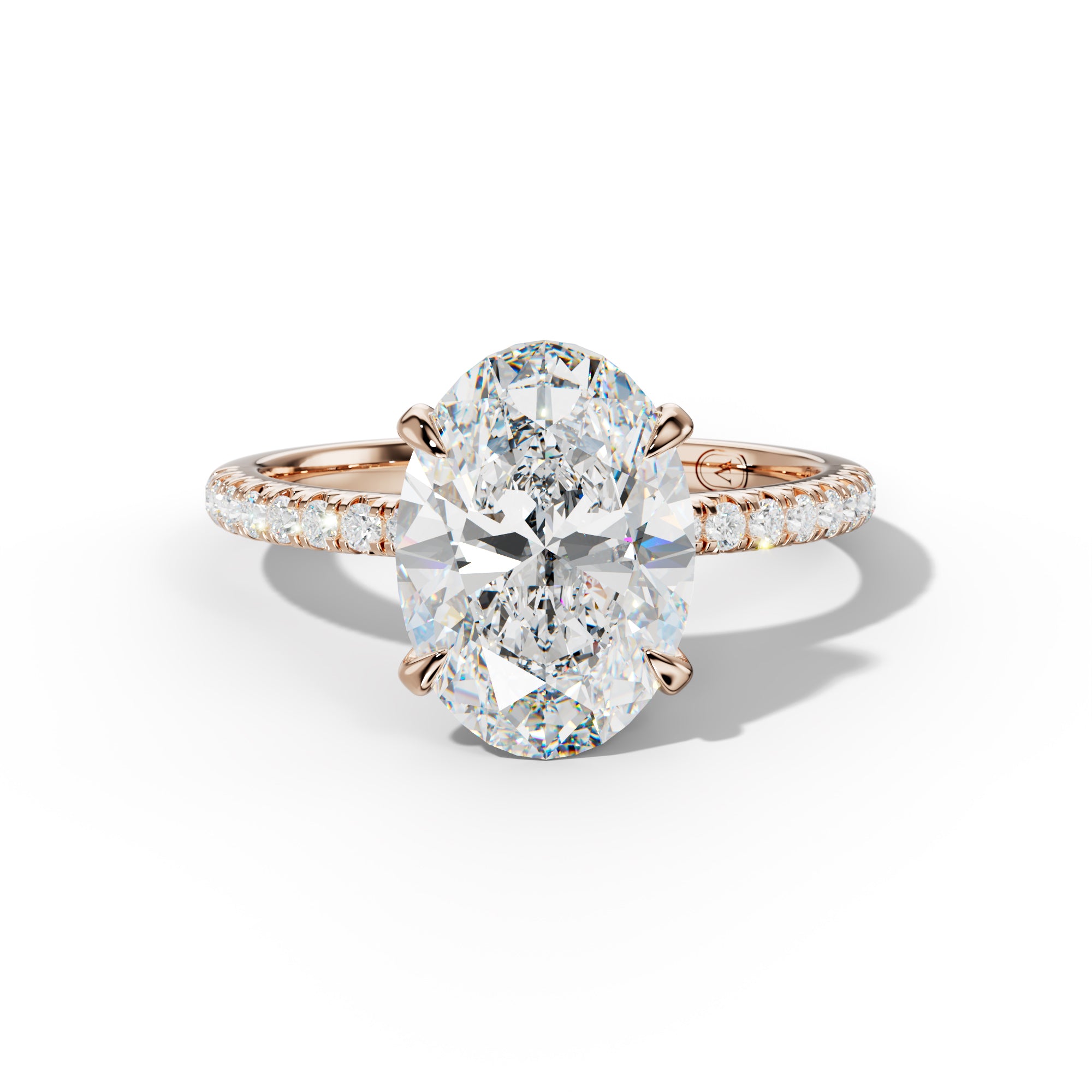 Ava Oval Diamond Engagement Ring