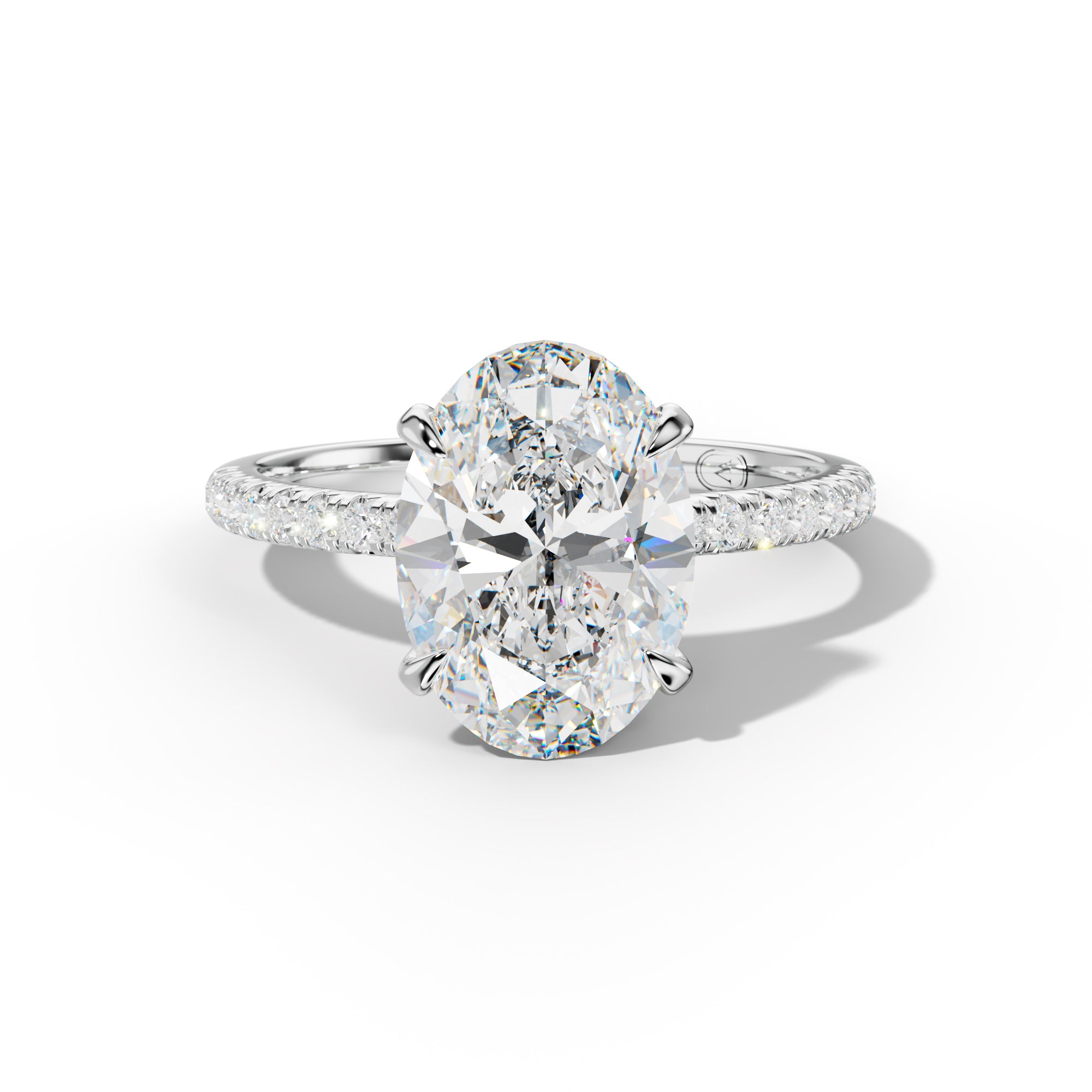 Ava Oval Diamond Engagement Ring
