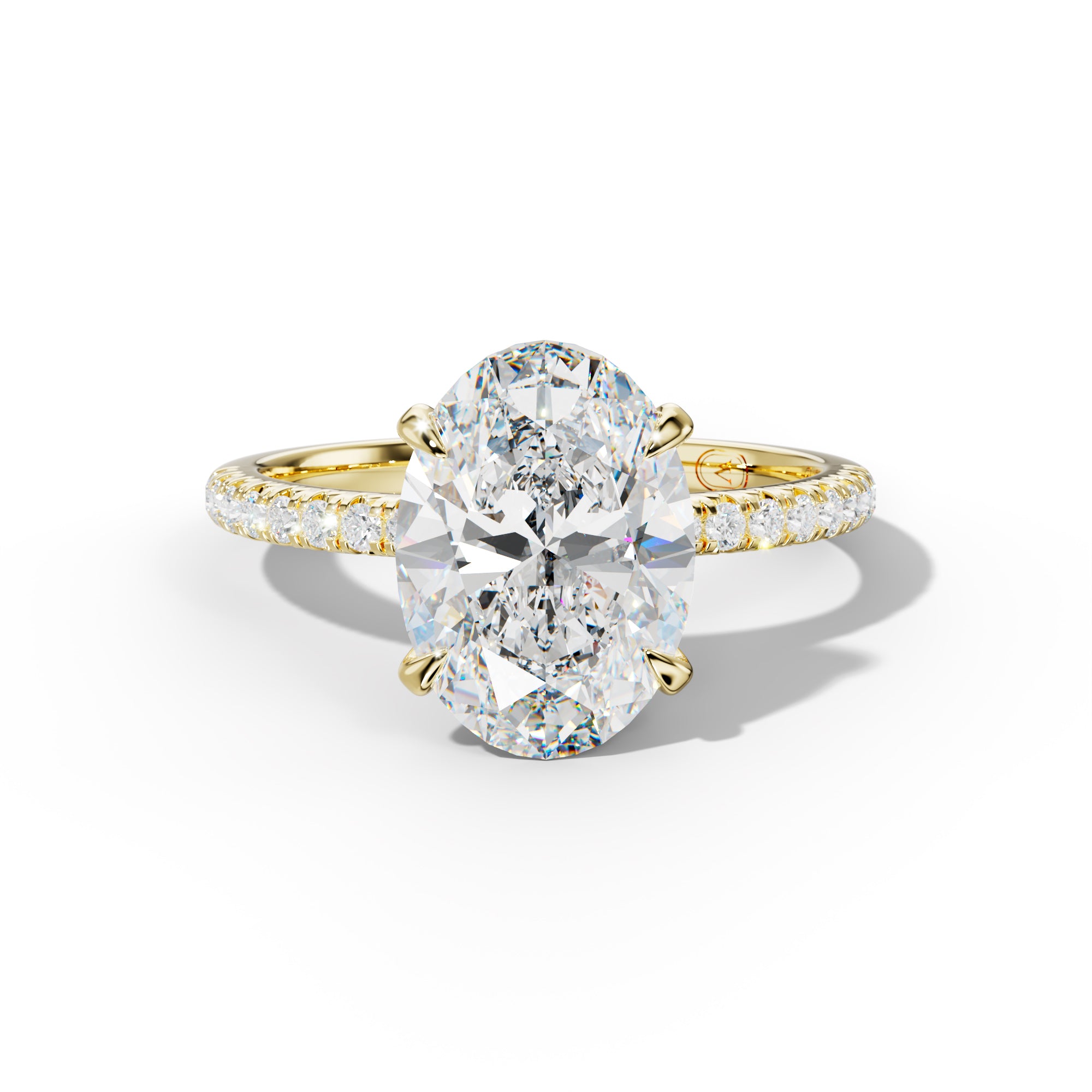 Ava Oval Diamond Engagement Ring