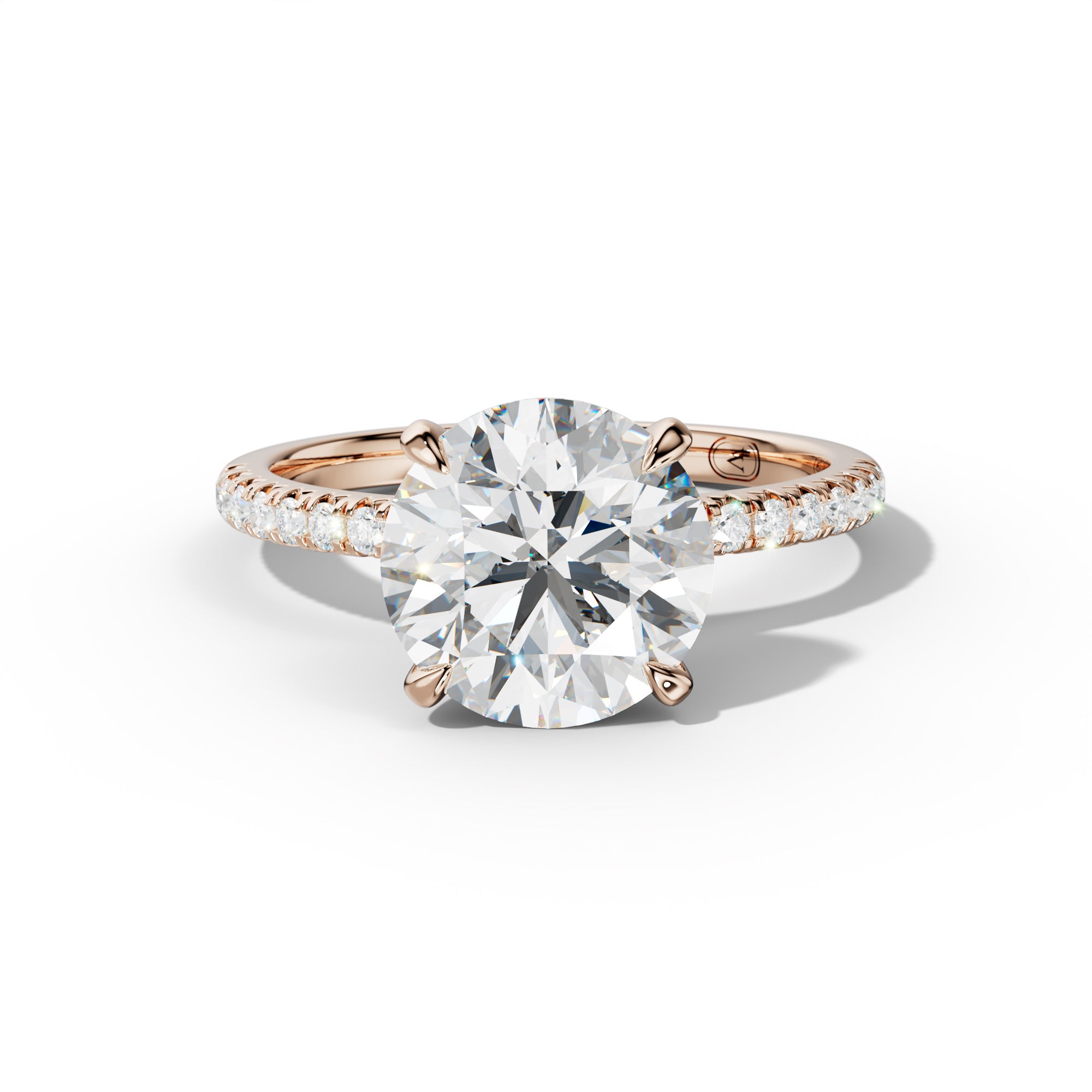 Ava Round Diamond Engagement Ring