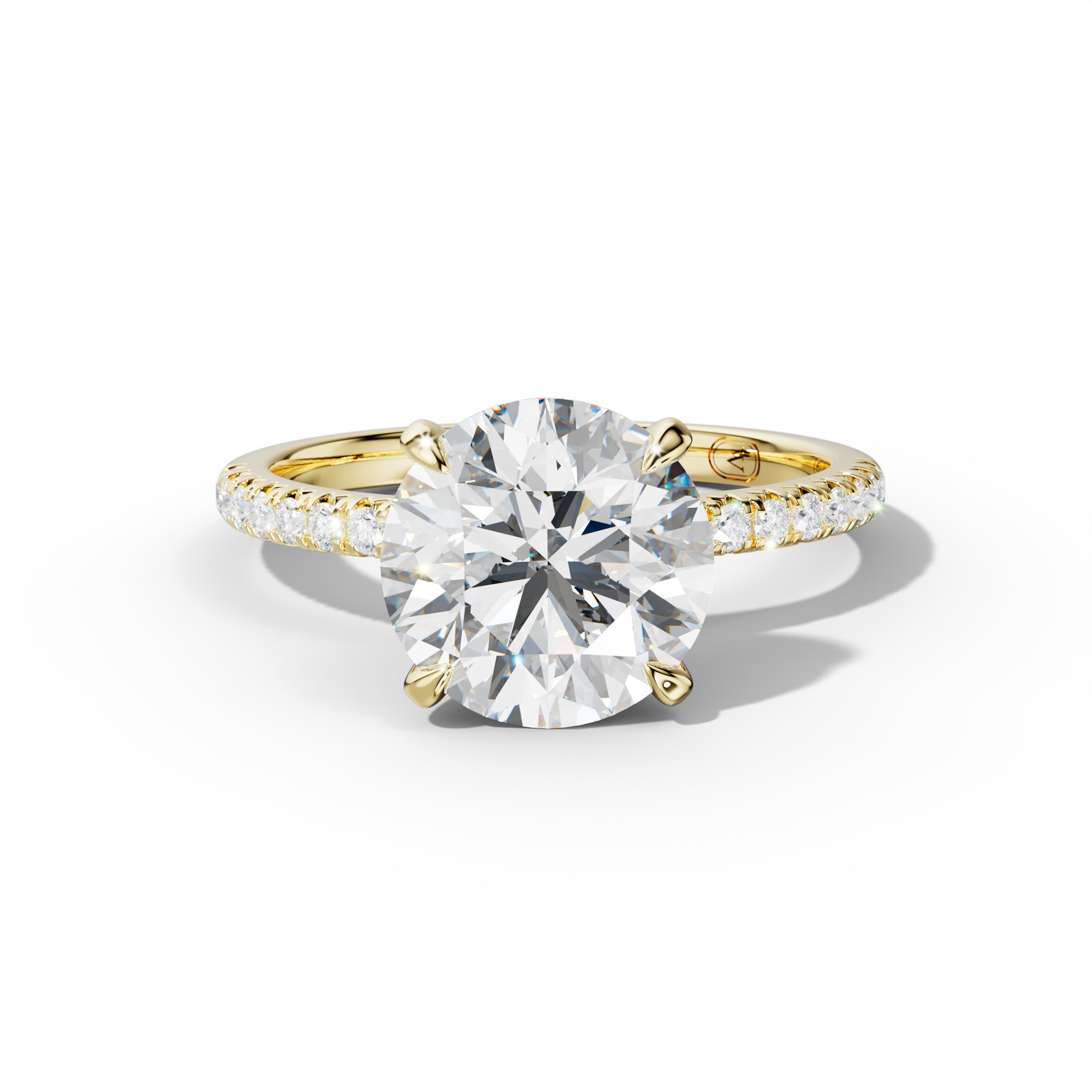 Ava Round Diamond Engagement Ring