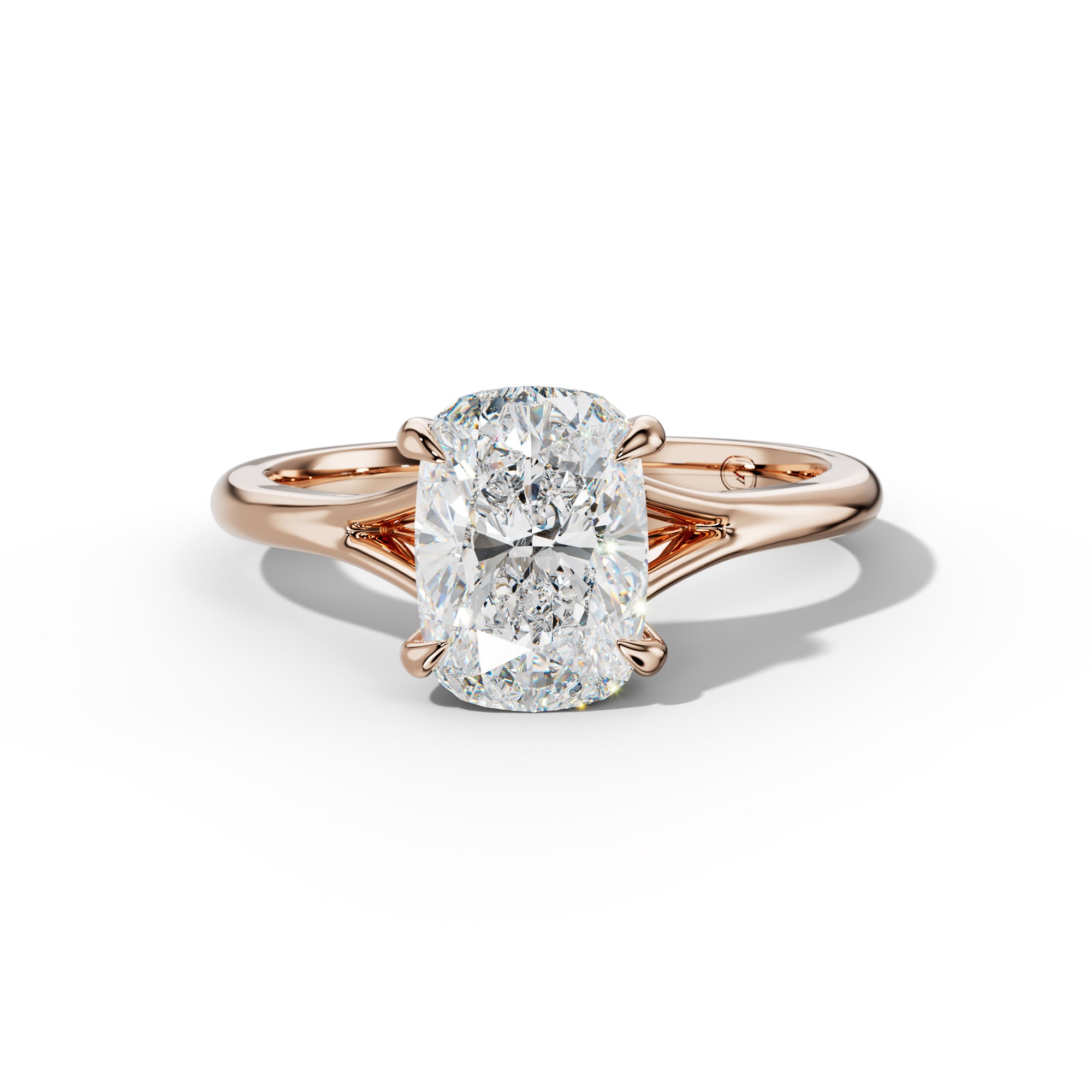 Jane Elongated Cushion Diamond  Engagement Ring