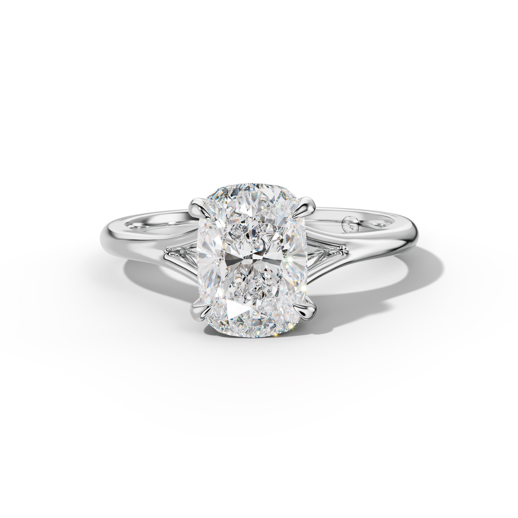 Jane Elongated Cushion Diamond  Engagement Ring