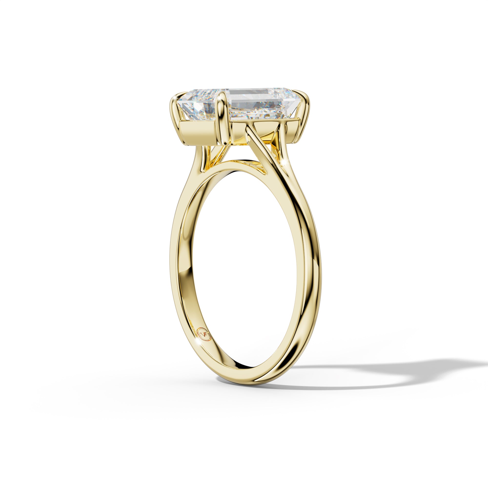 Jane Emerald Cut  Engagement Ring