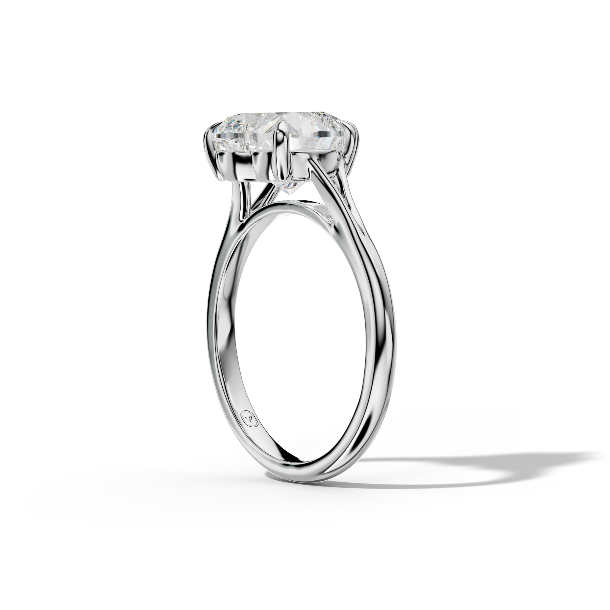 Jane Heart Diamond  Engagement Ring