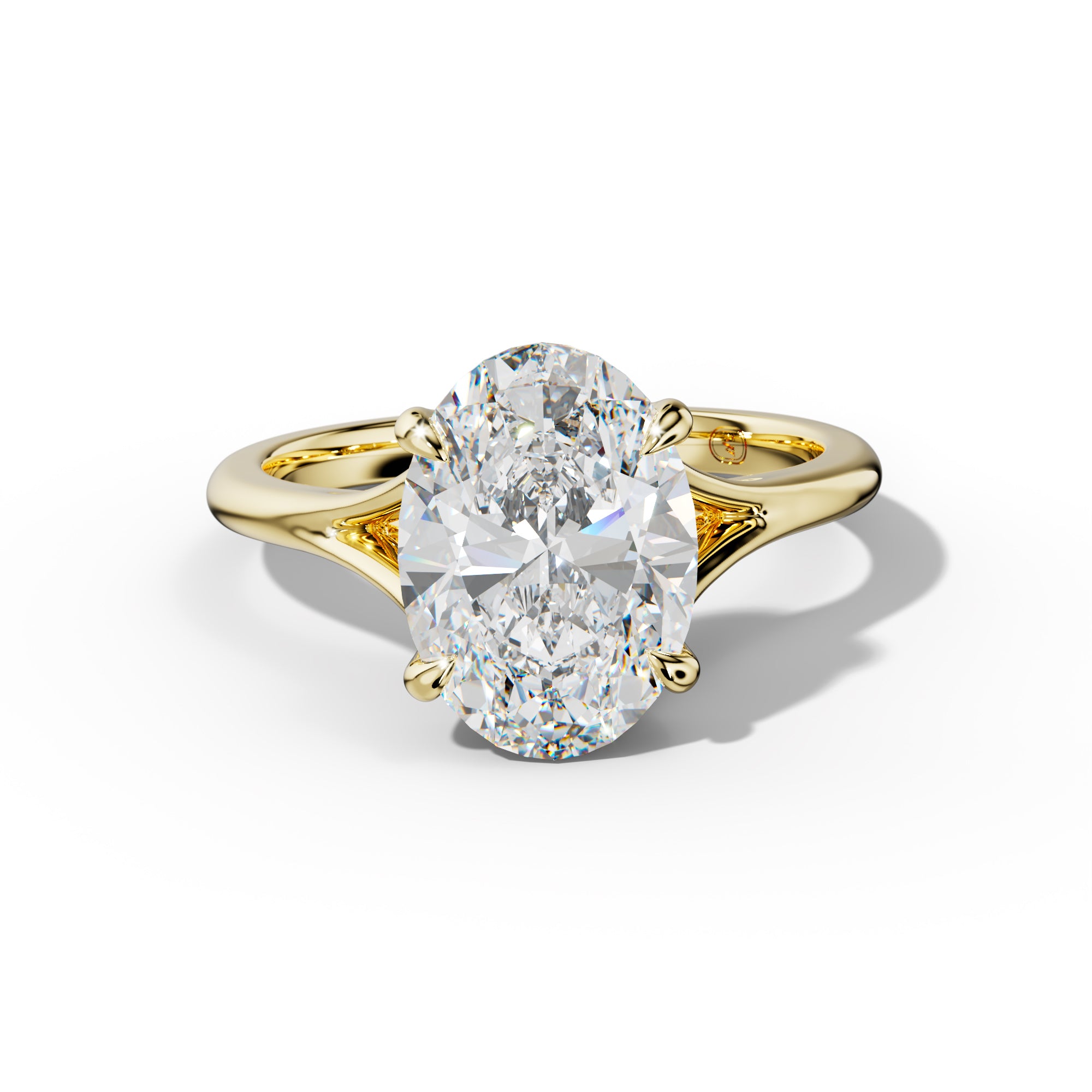 Jane Oval Diamond  Engagement Ring