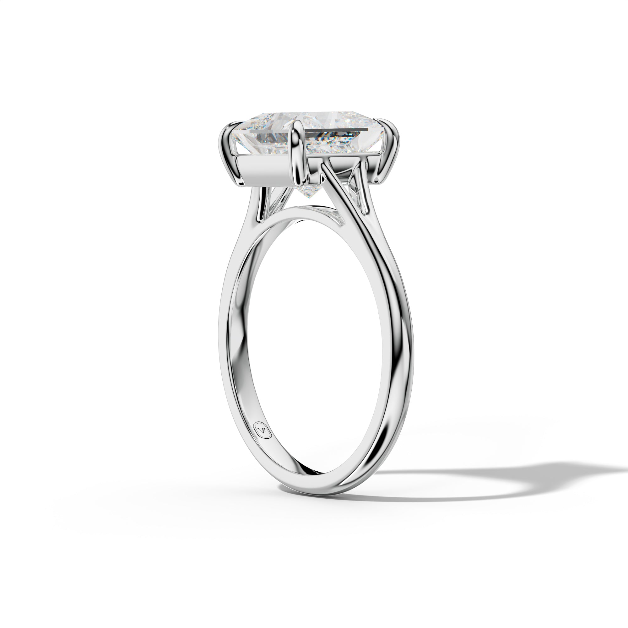Jane Princess Cut  Engagement Ring