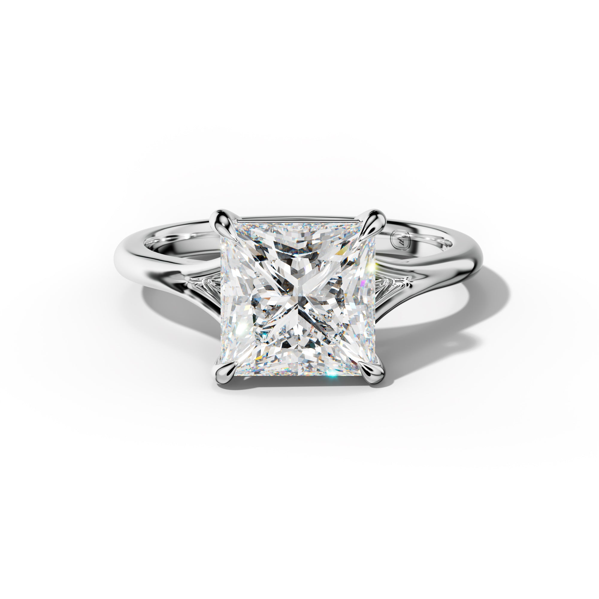 Jane Princess Cut  Engagement Ring