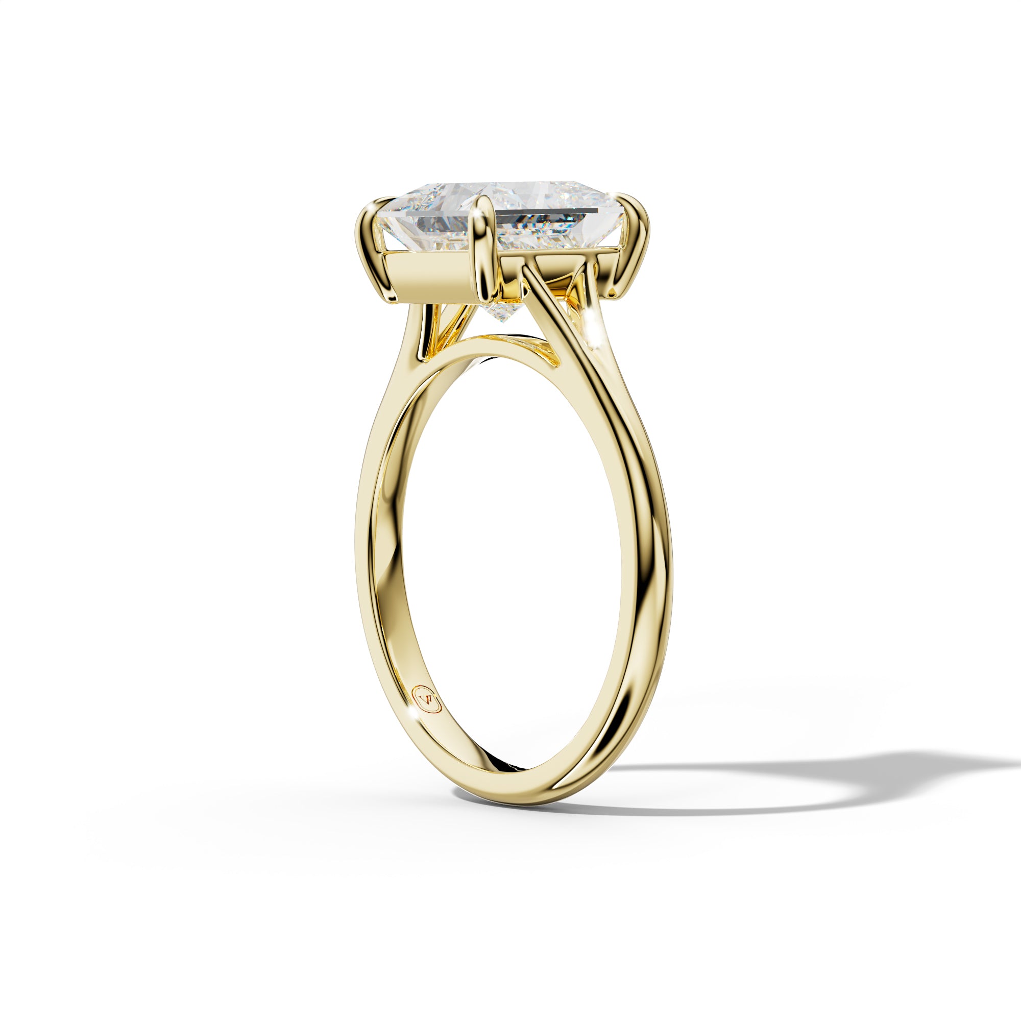 Jane Princess Cut  Engagement Ring