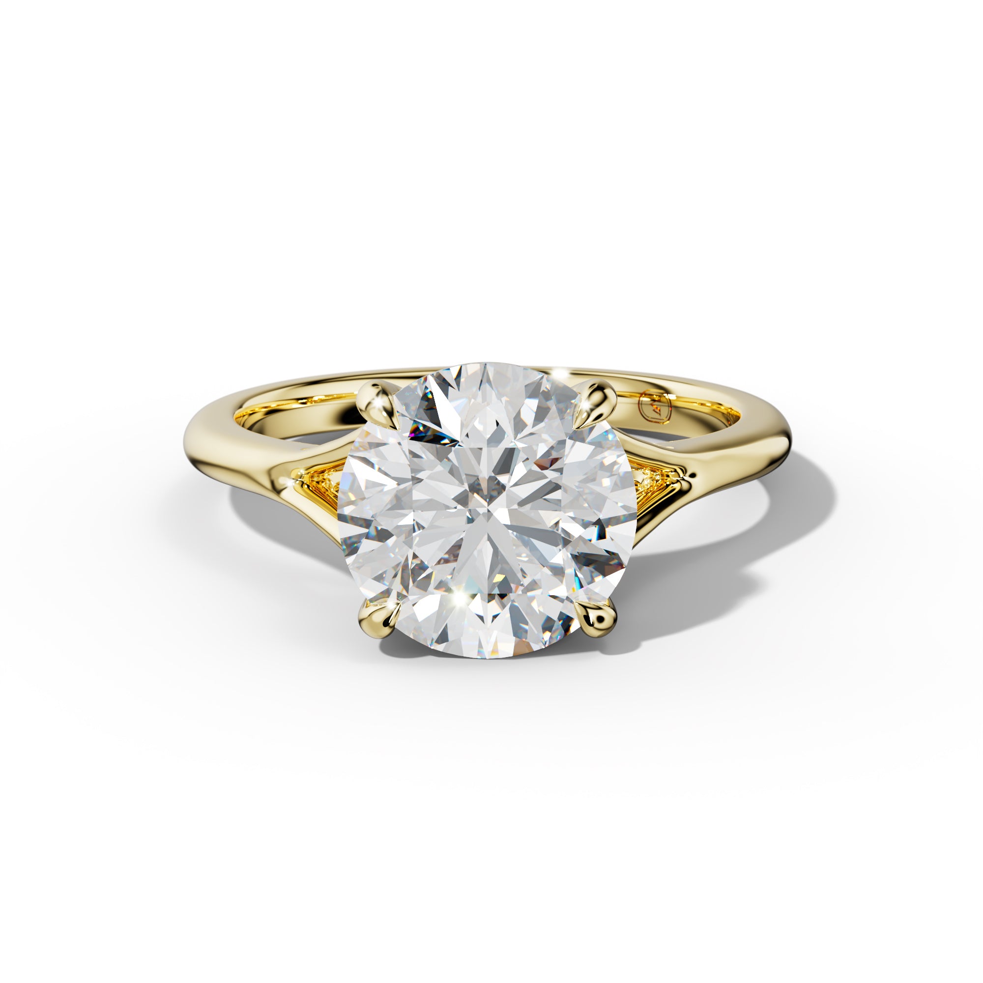 Jane Round Diamond  Engagement Ring