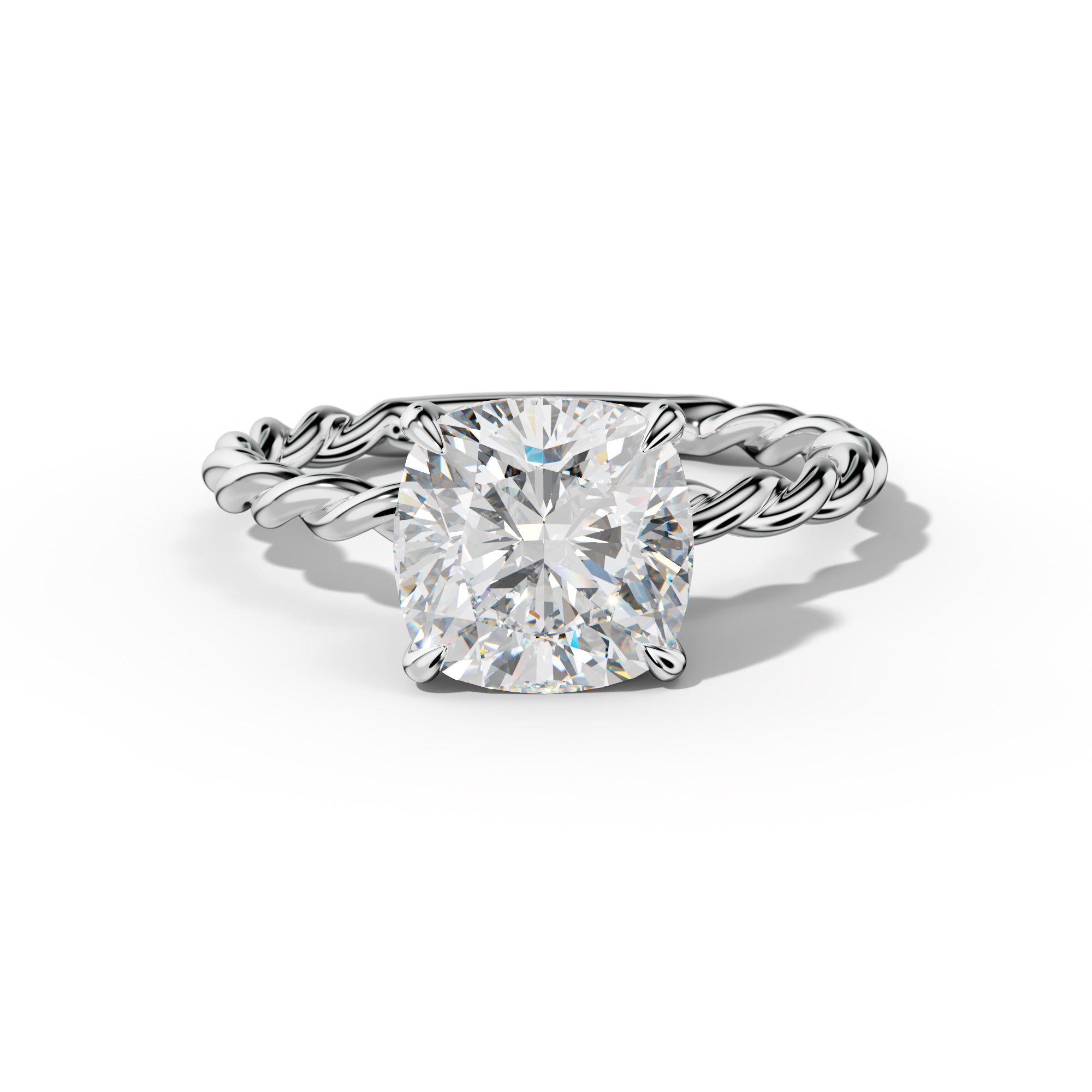 Sunny Cushion Diamond Engagement Ring