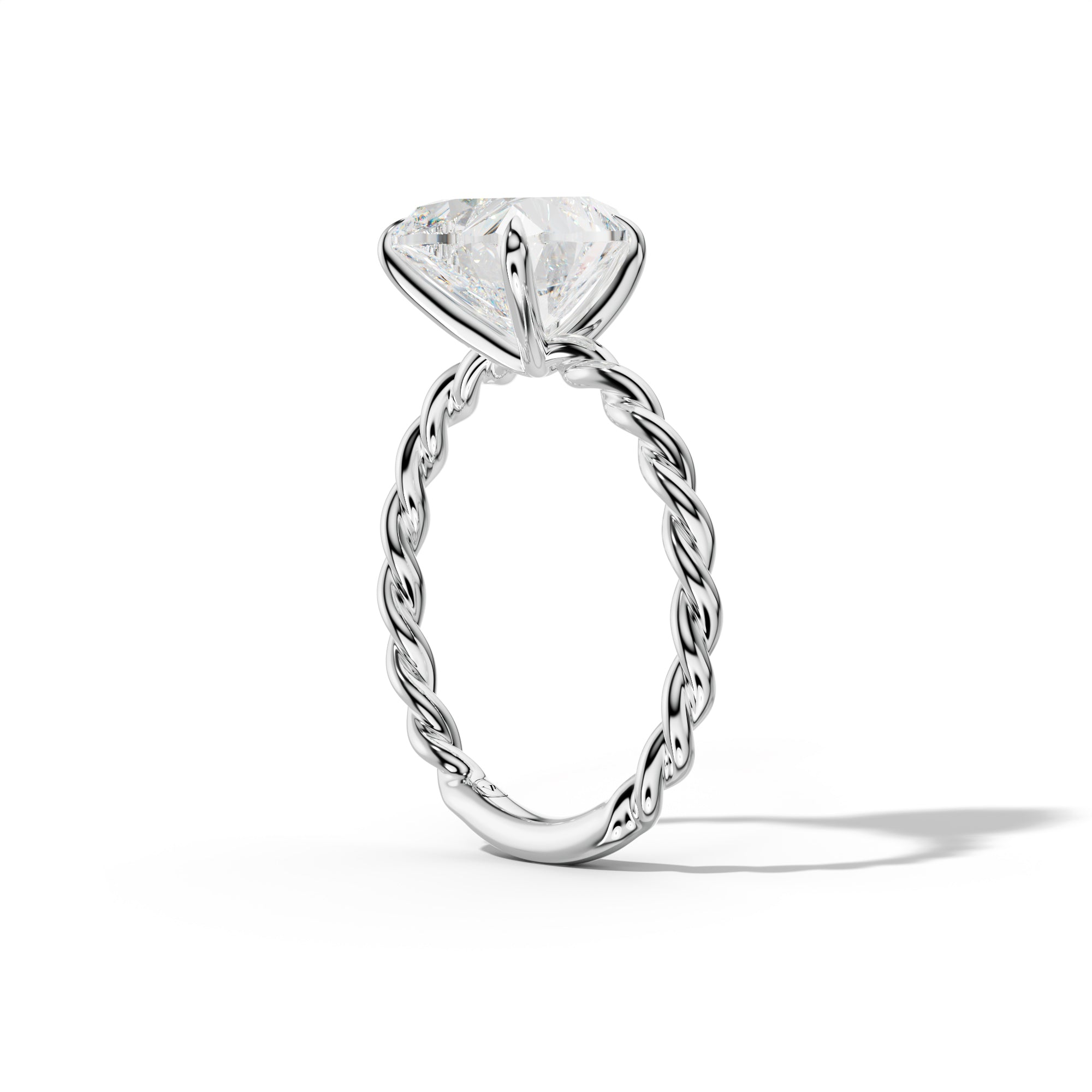 Sunny Heart Diamond  Engagement Ring