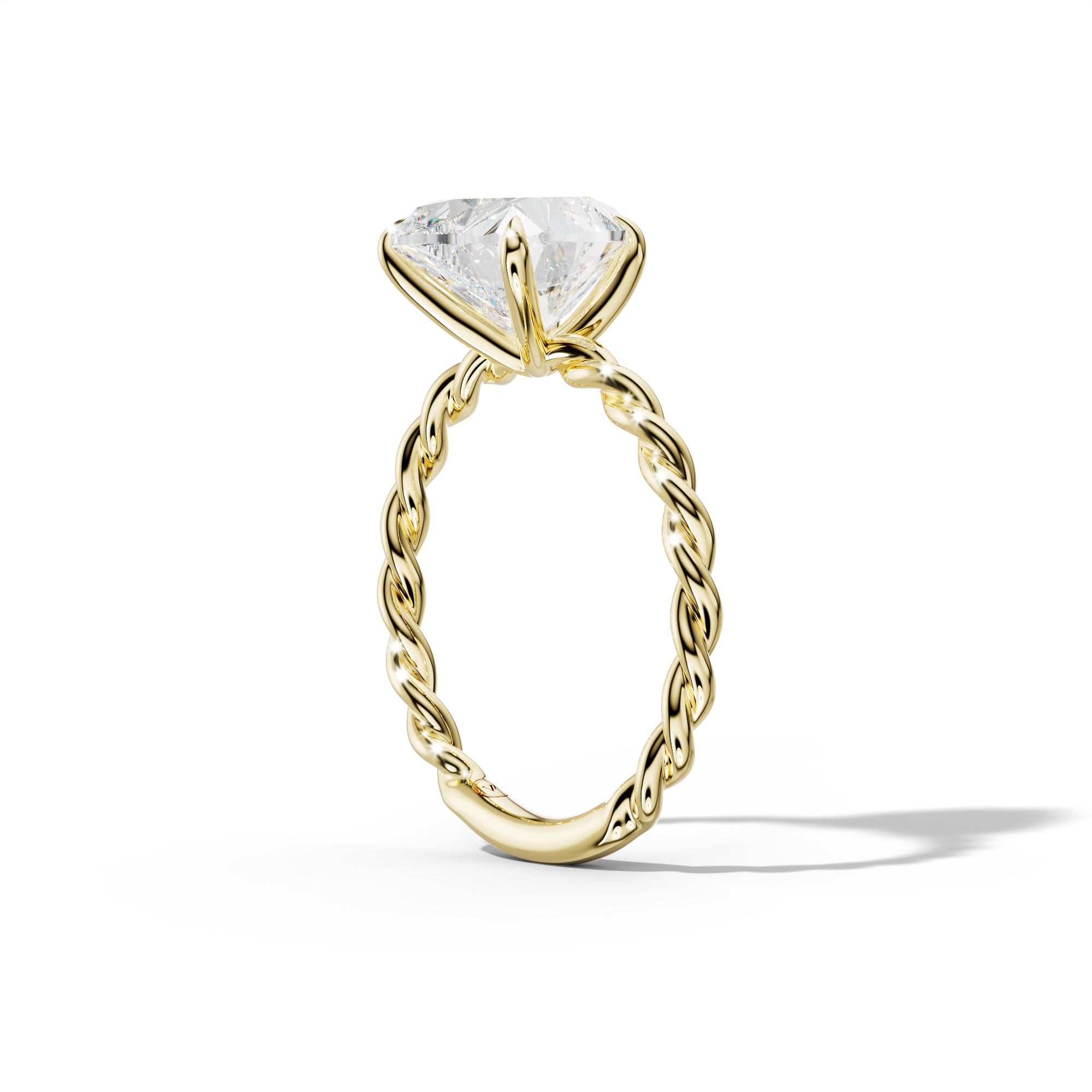 Sunny Heart Diamond  Engagement Ring