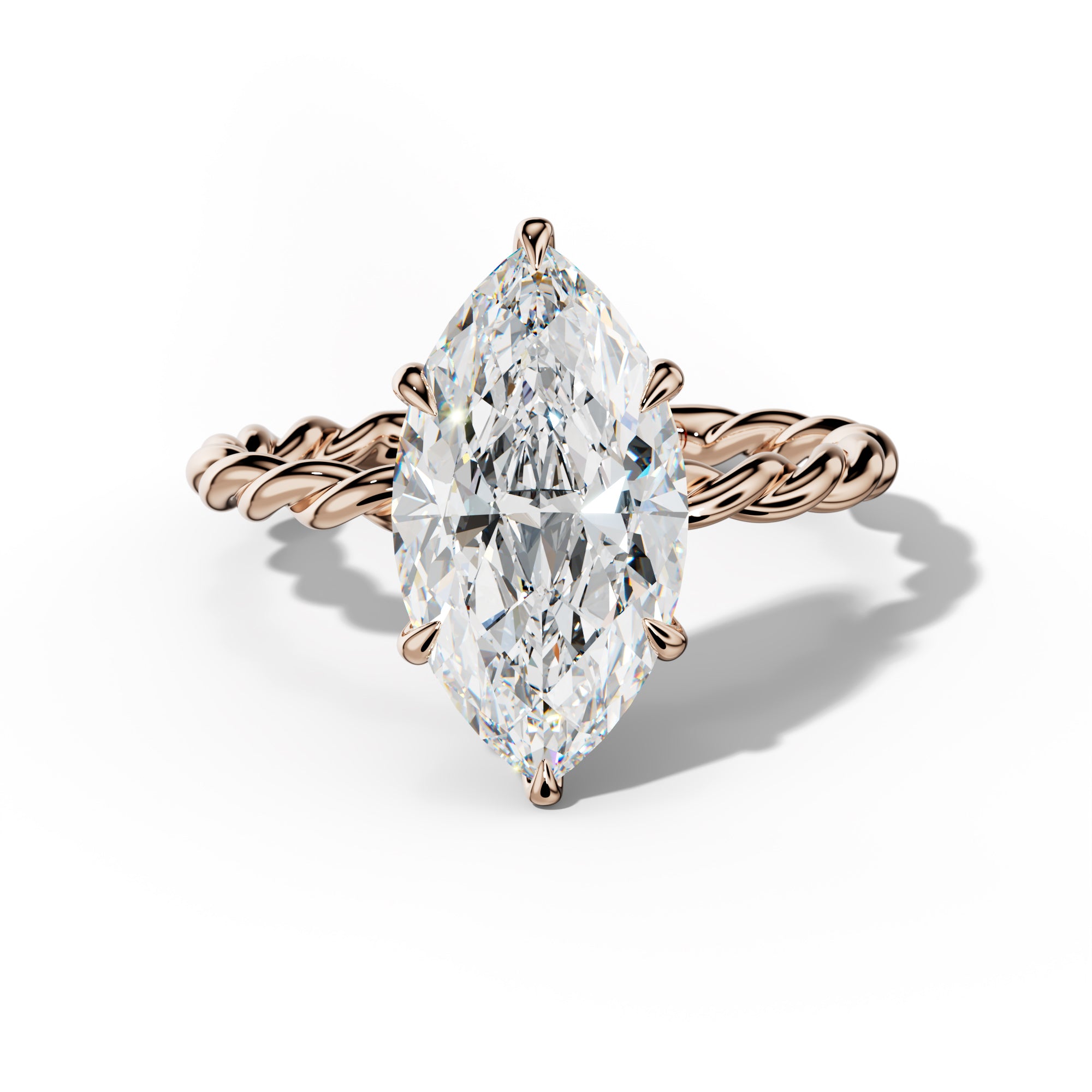Sunny Marquise Diamond  Engagement Ring