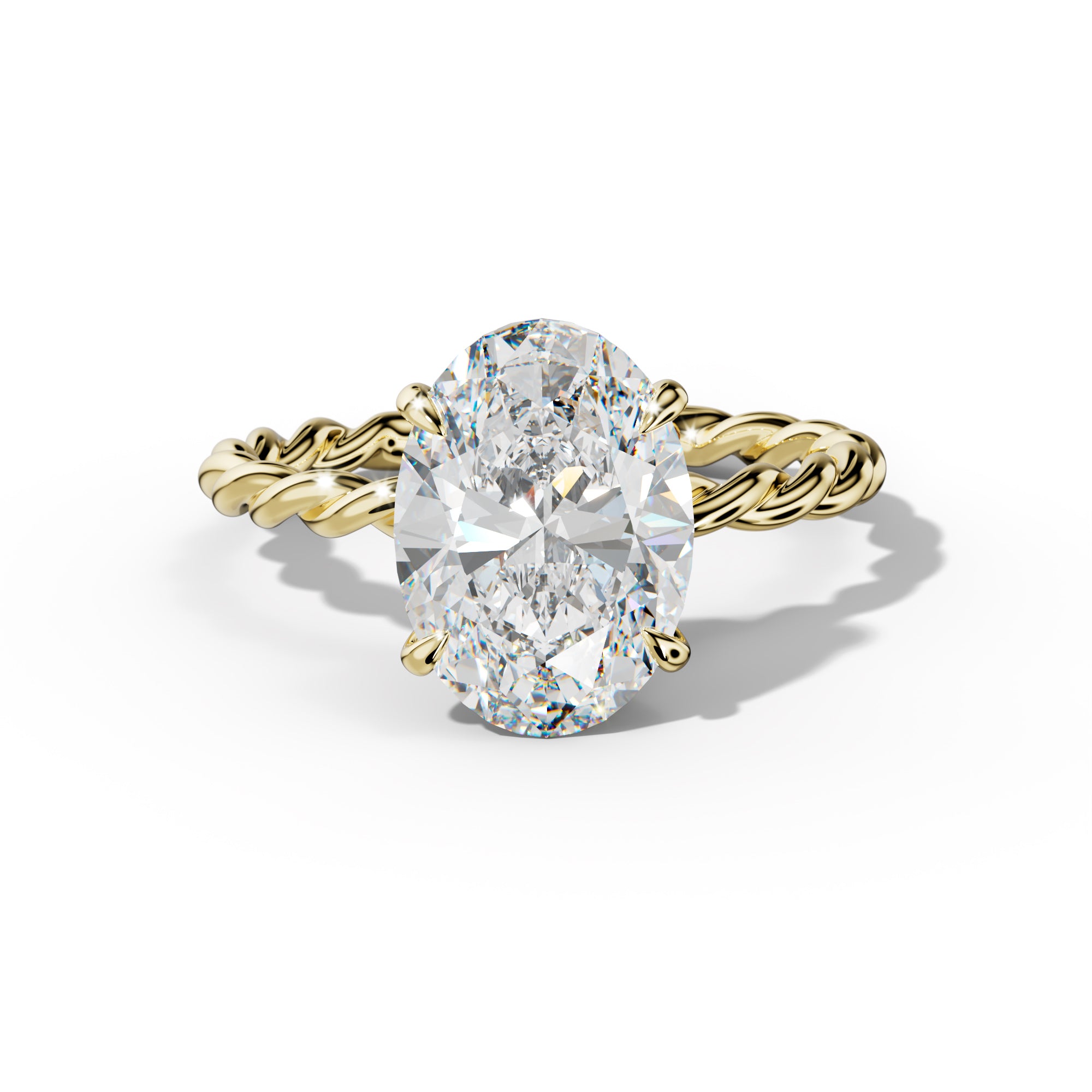 Sunny Oval Diamond Engagement Ring