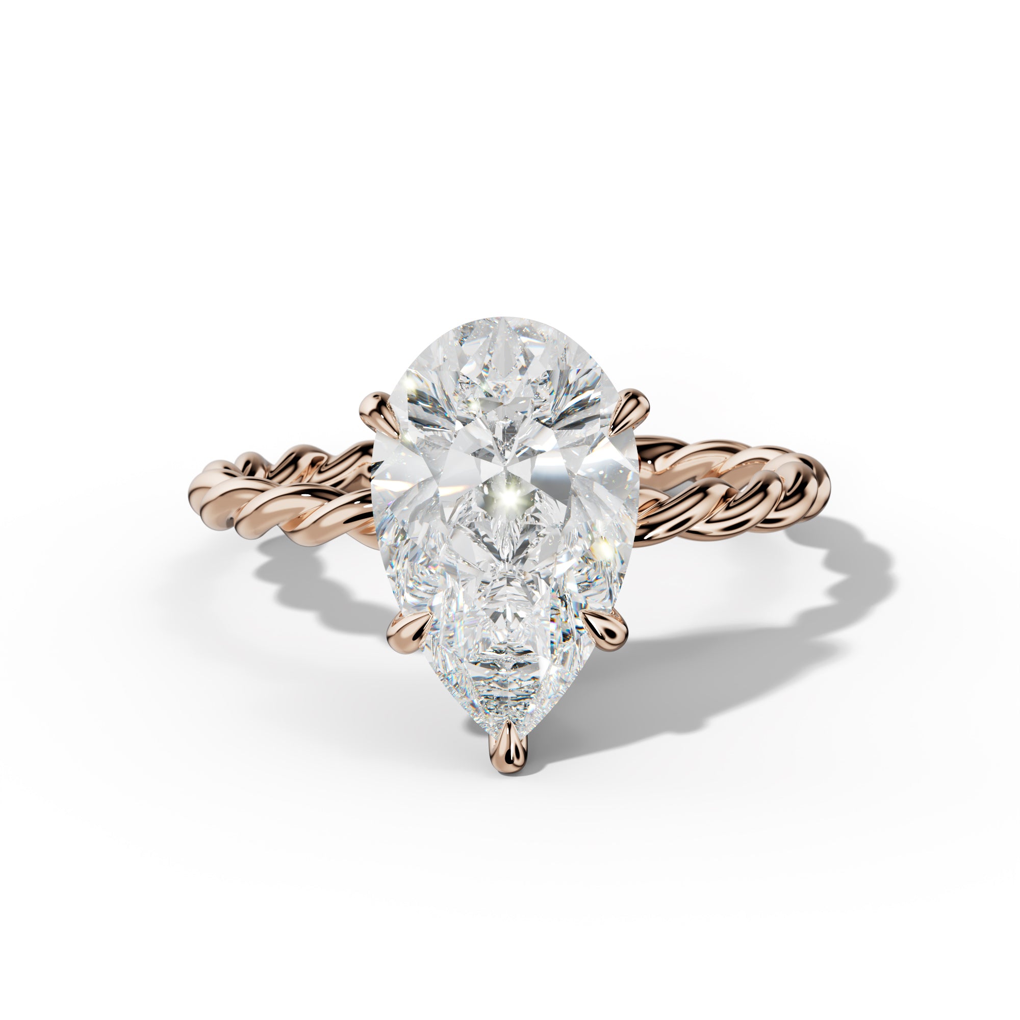 Sunny Pear Shape Engagement Ring