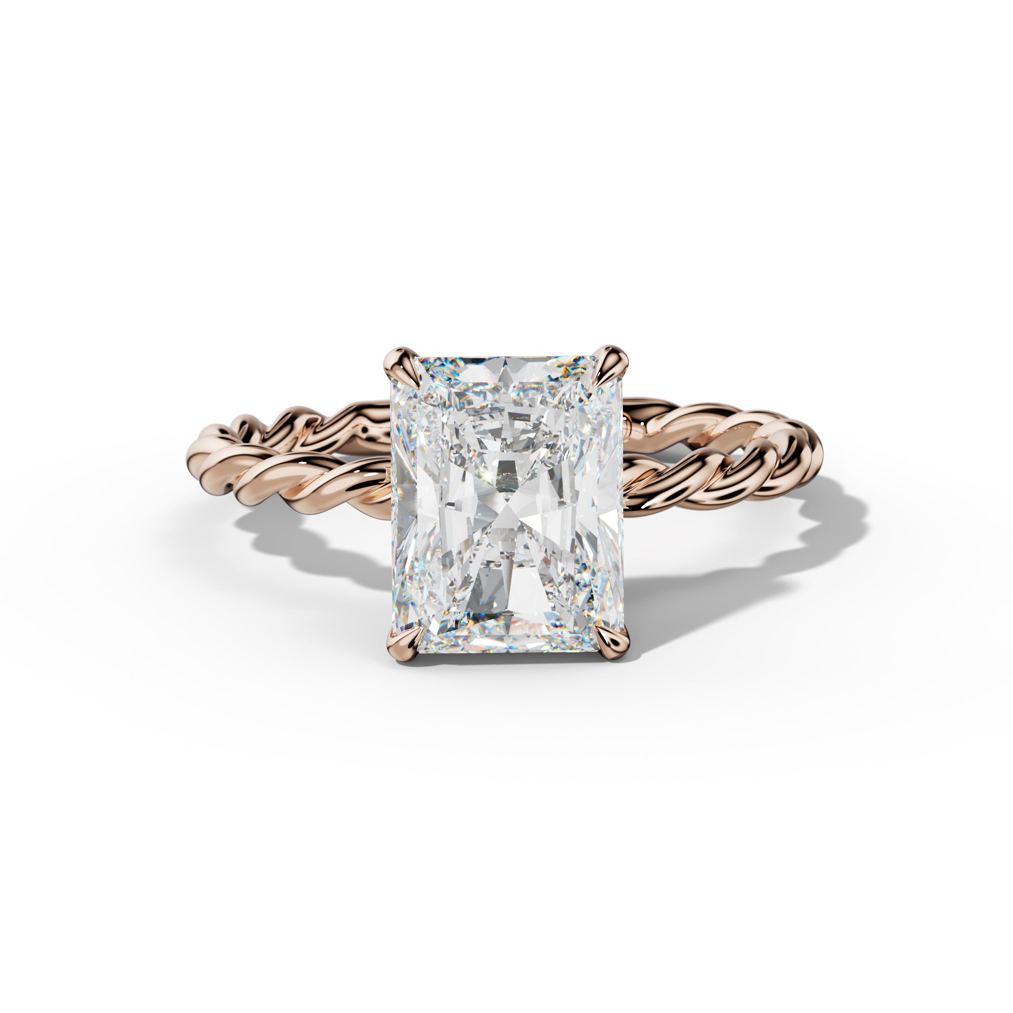 Sunny Radiant Diamond Engagement Ring