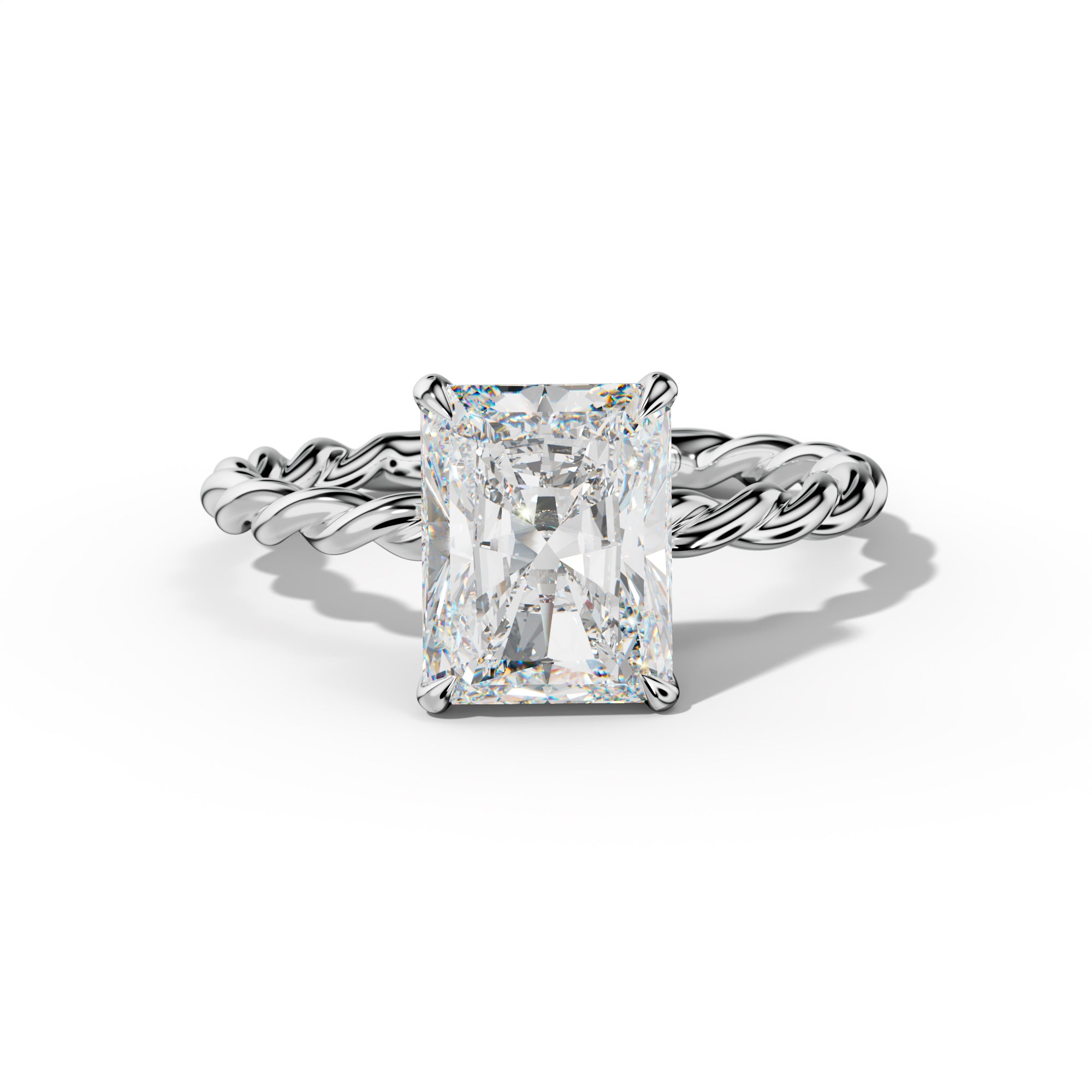 Sunny Radiant Diamond Engagement Ring