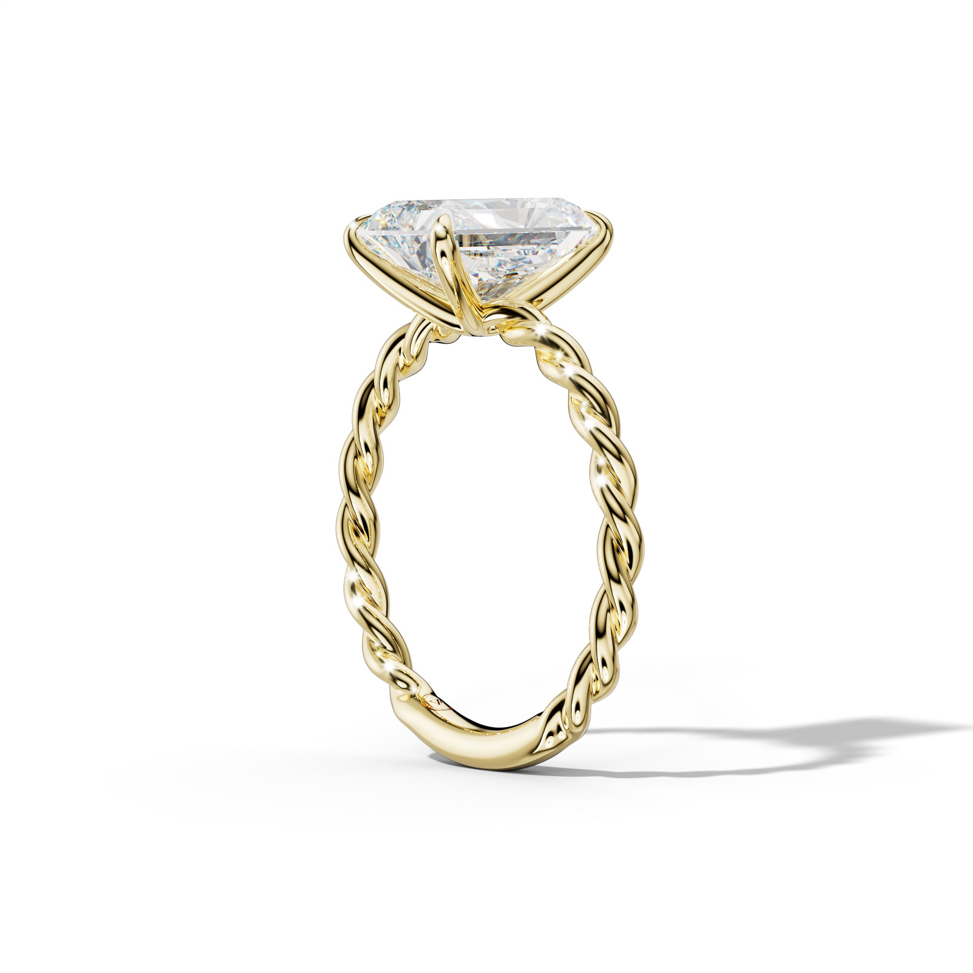 Sunny Radiant Diamond Engagement Ring