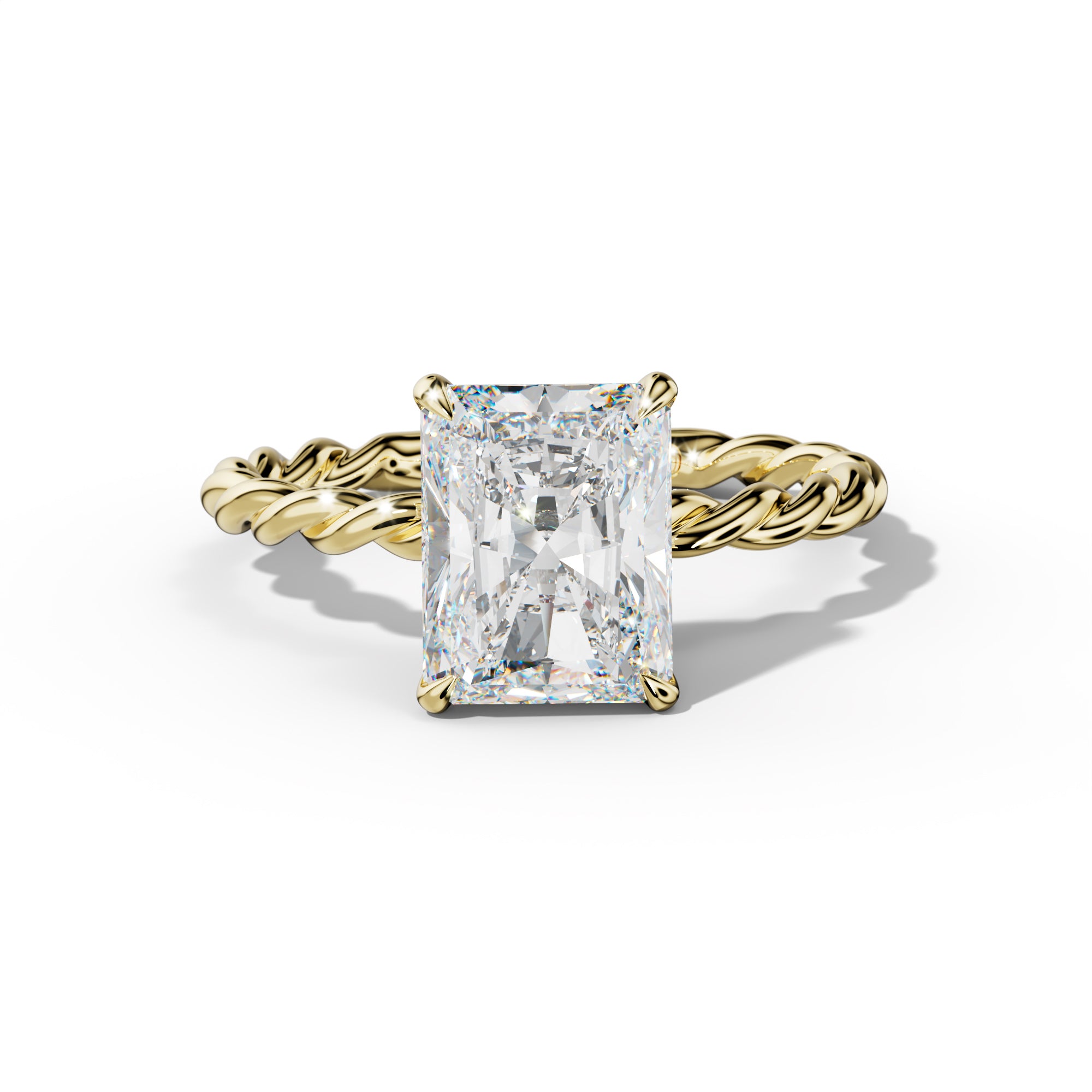 Sunny Radiant Diamond Engagement Ring