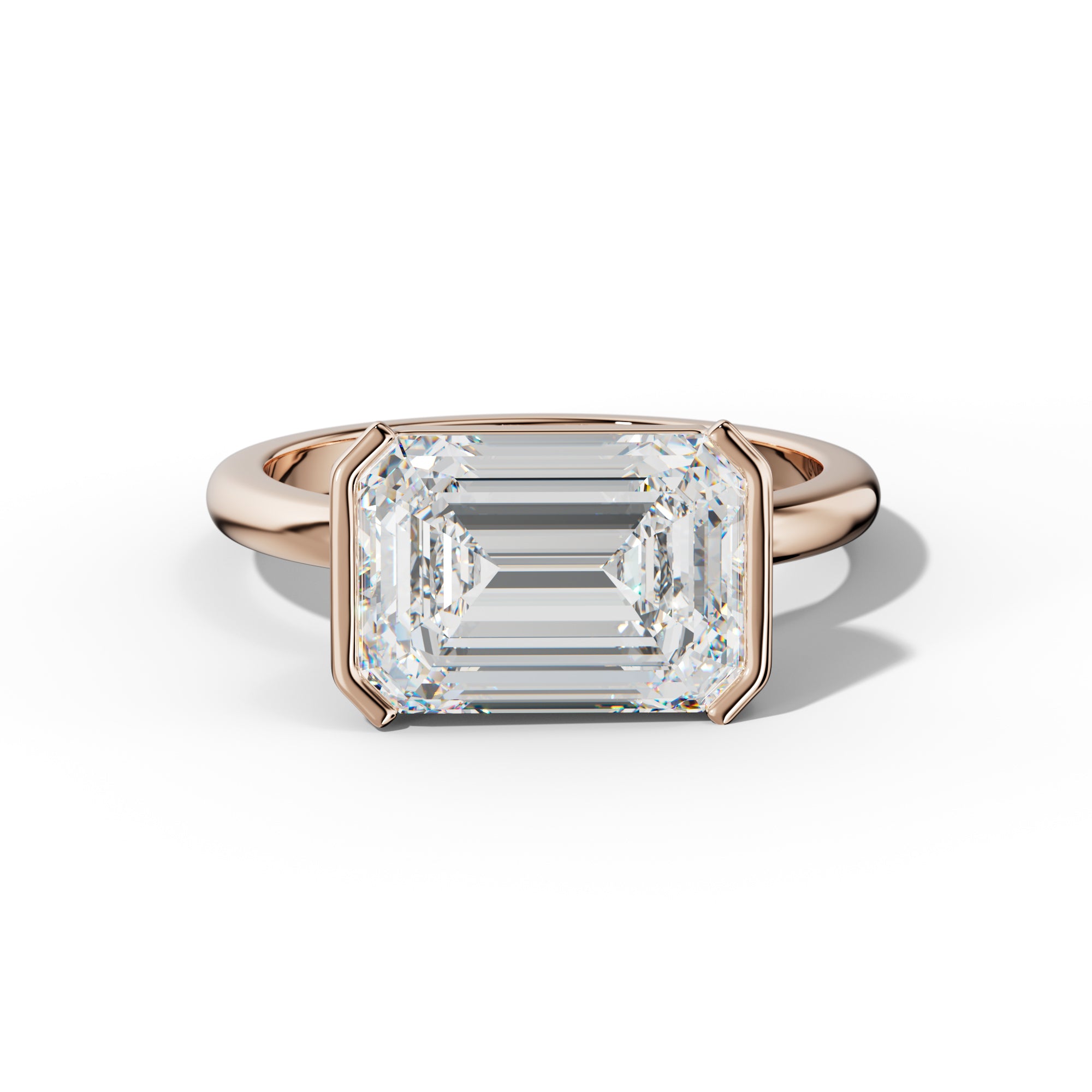 Azalea Emerald Cut Engagement Ring