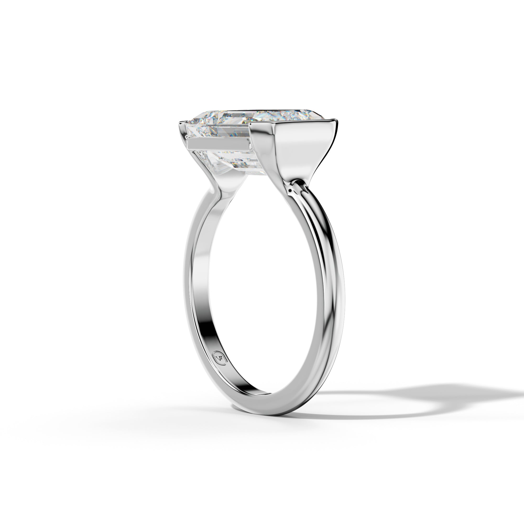 Azalea Emerald Cut Engagement Ring