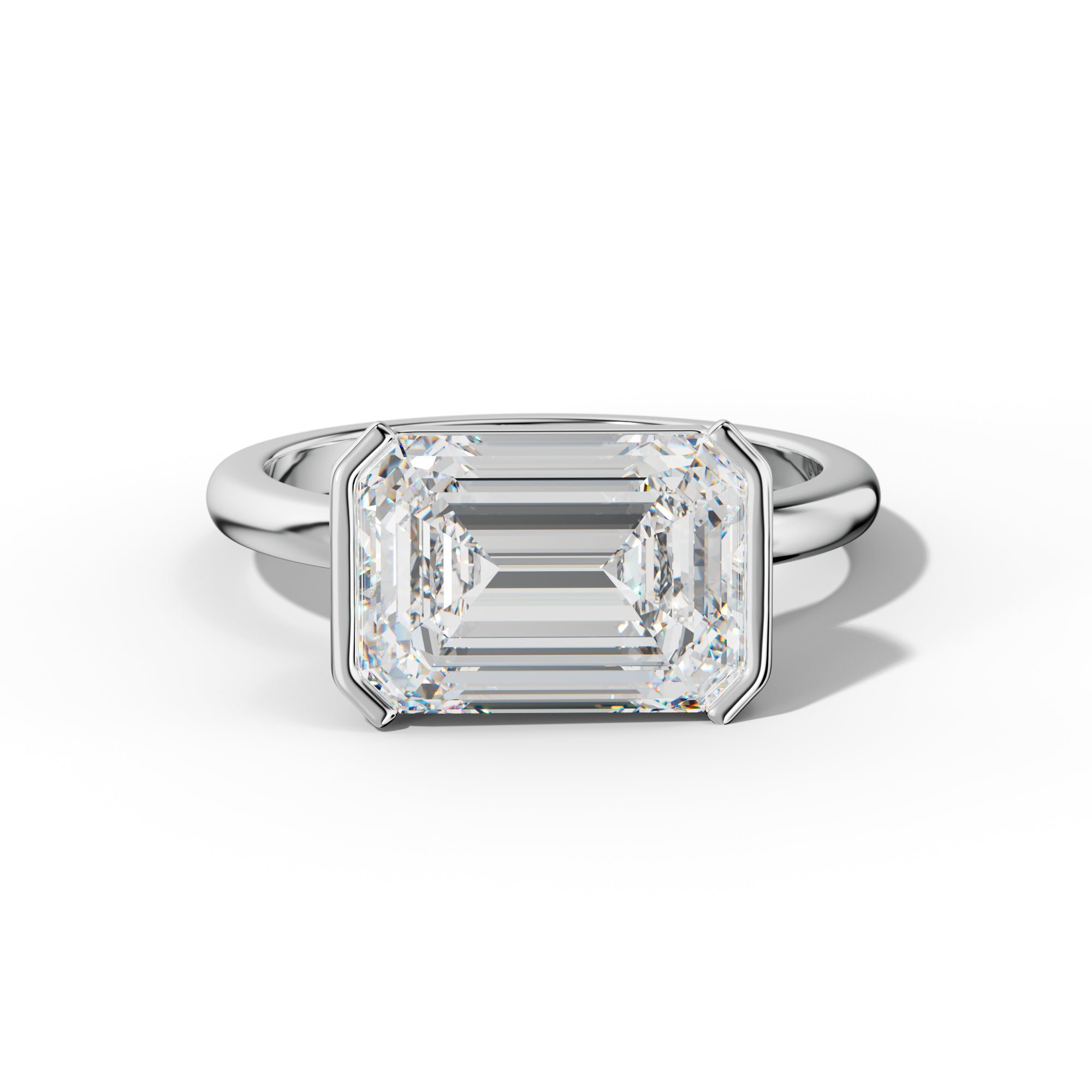 Azalea Emerald Cut Engagement Ring