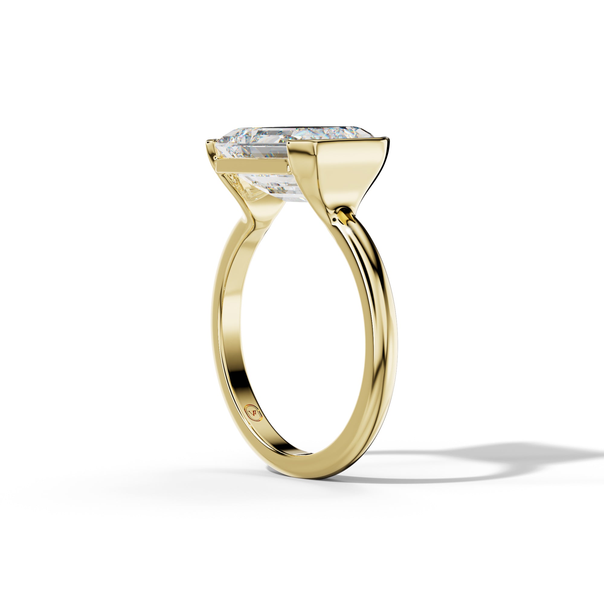 Azalea Emerald Cut Engagement Ring