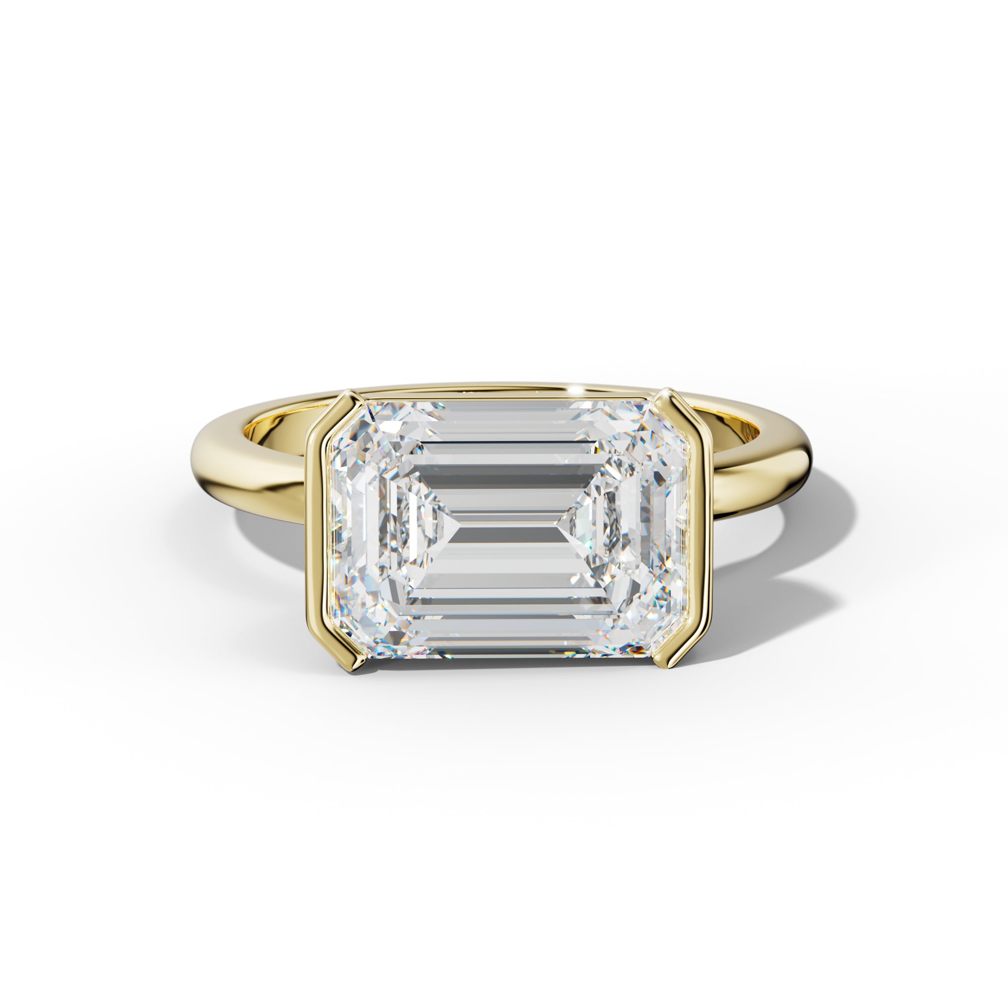 Azalea Emerald Cut Engagement Ring