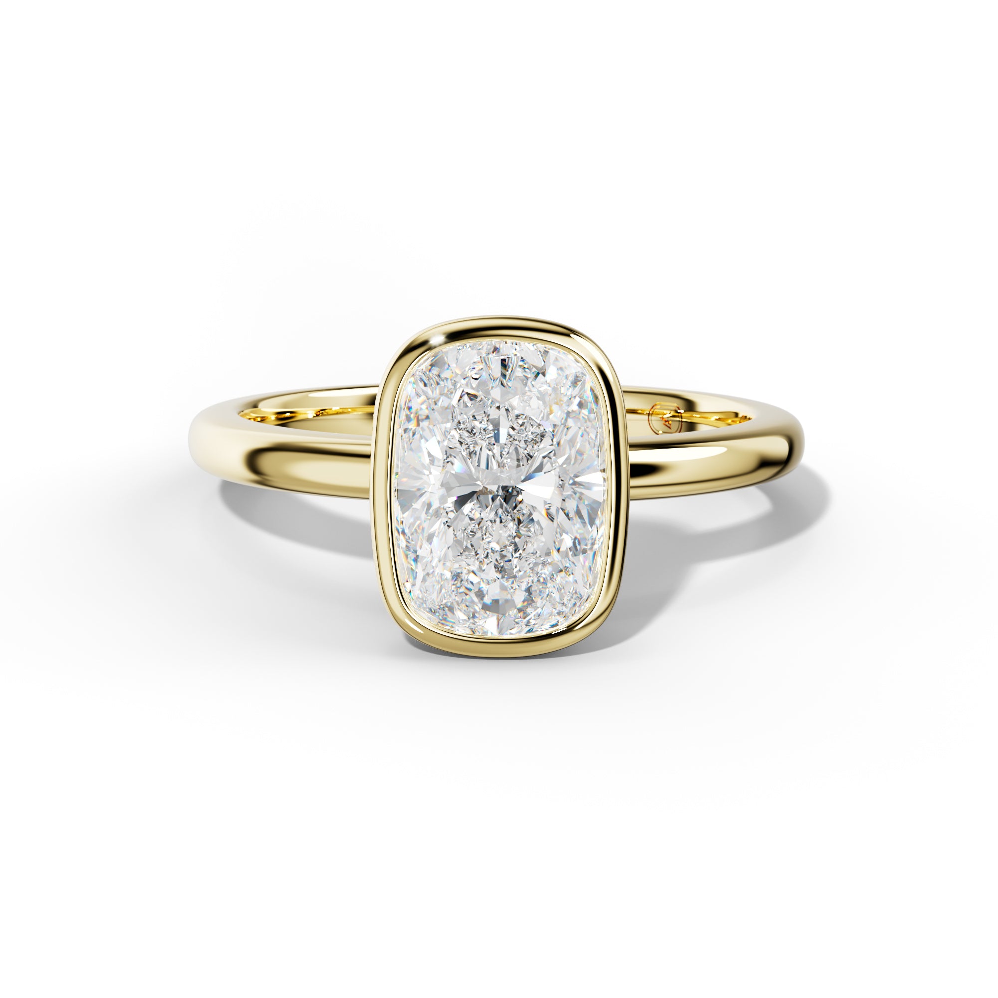 Malaya Elongated Cushion Diamond  Engagement Ring