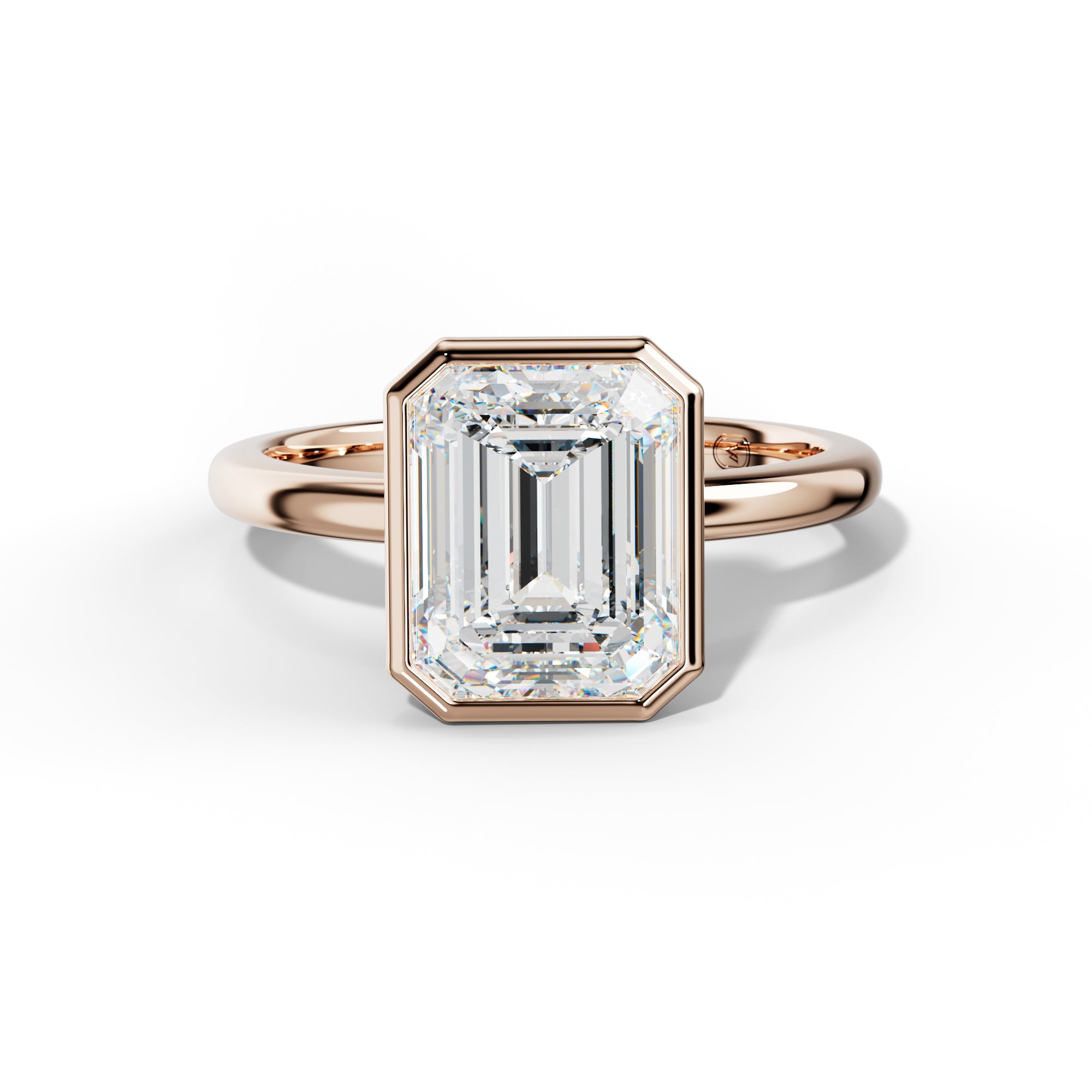 Malaya Emerald Cut Engagement Ring