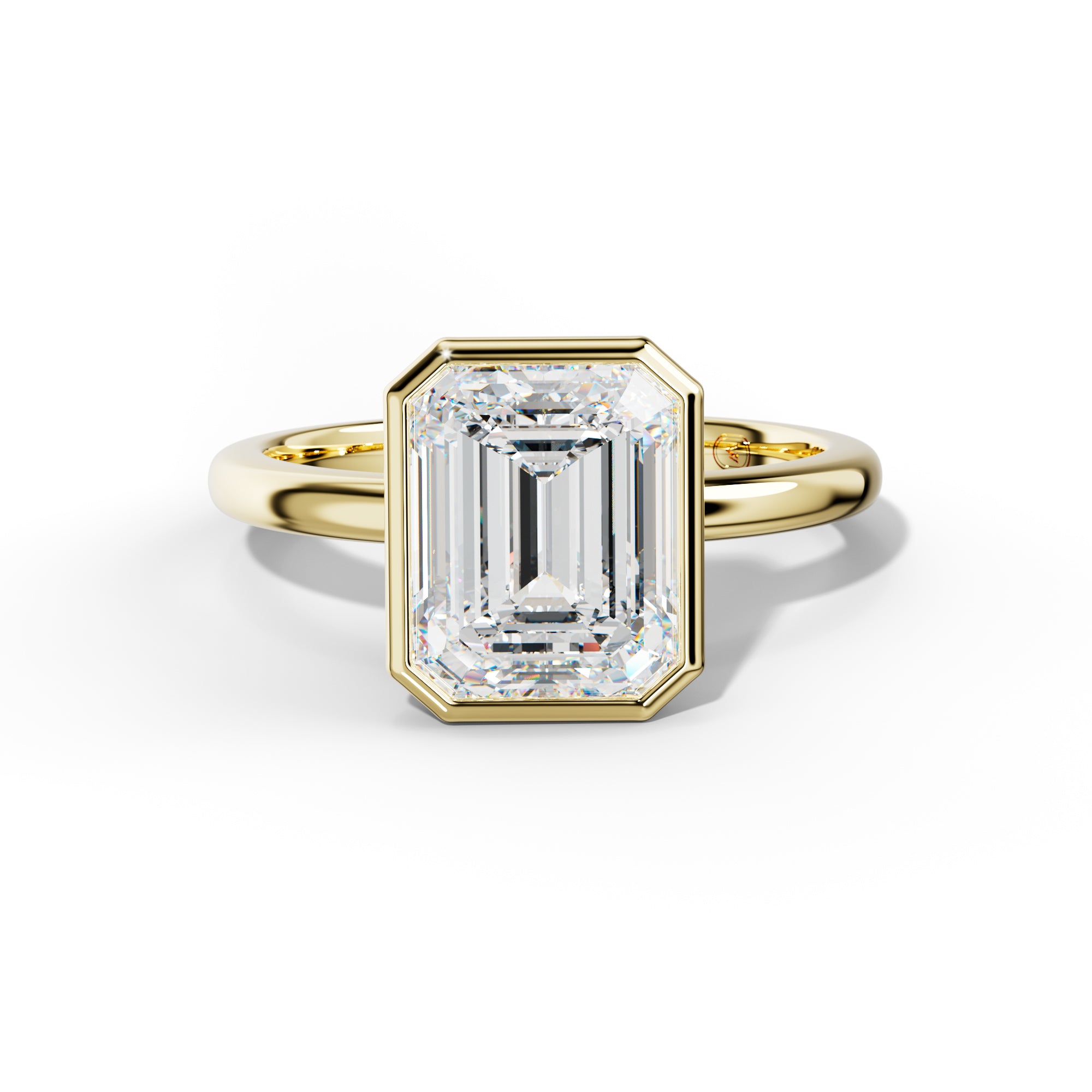 Malaya Emerald Cut Engagement Ring