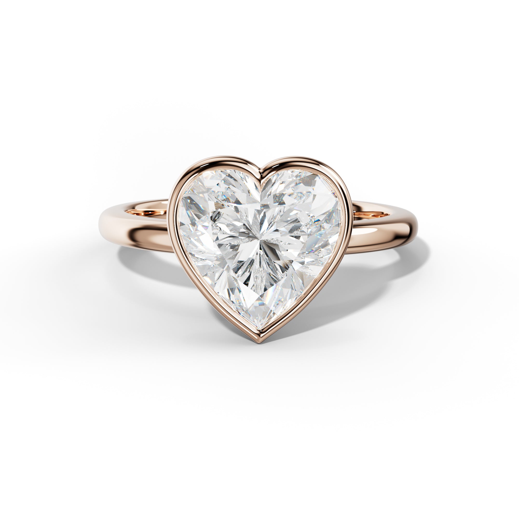 Malaya Heart Diamond  Engagement Ring