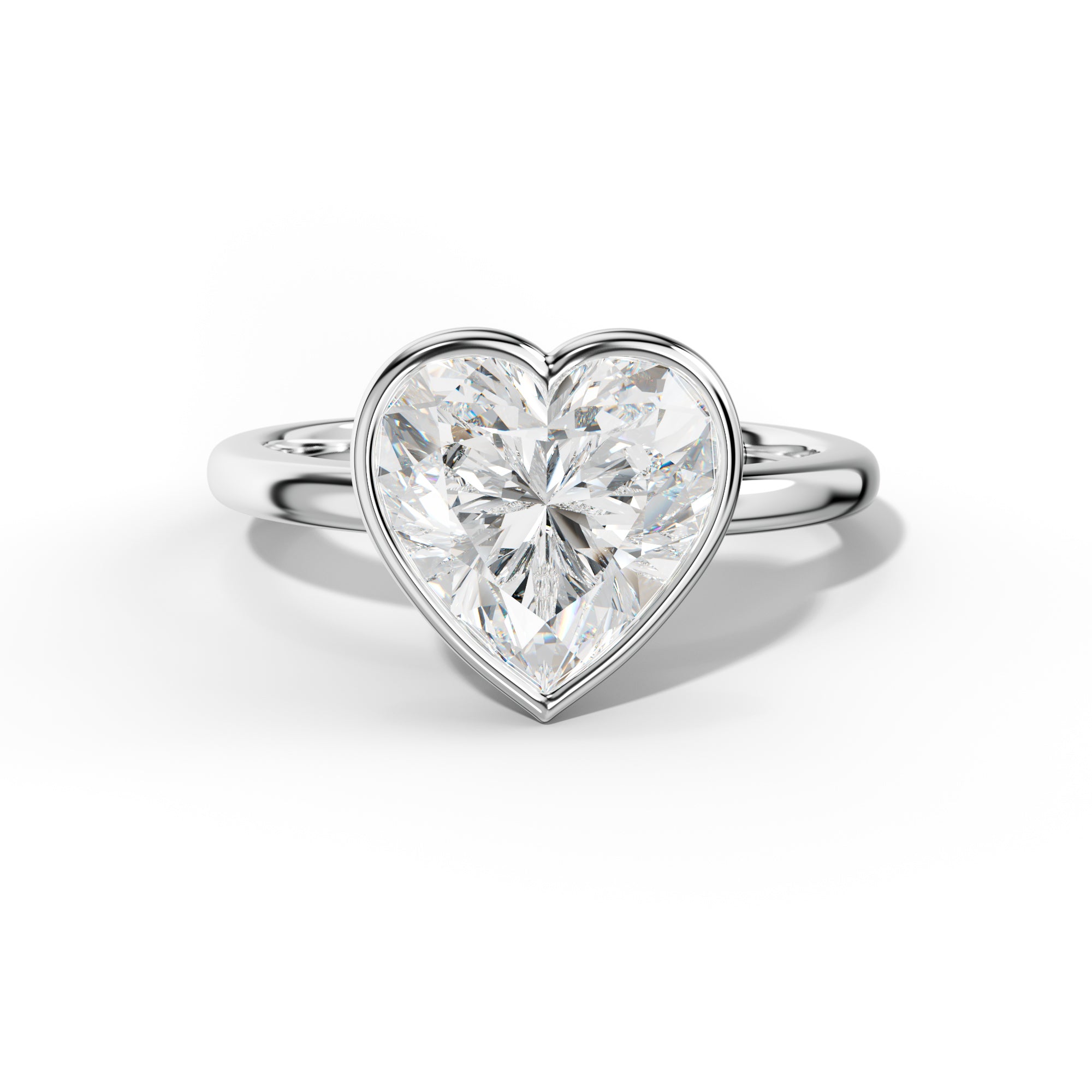 Malaya Heart Diamond  Engagement Ring