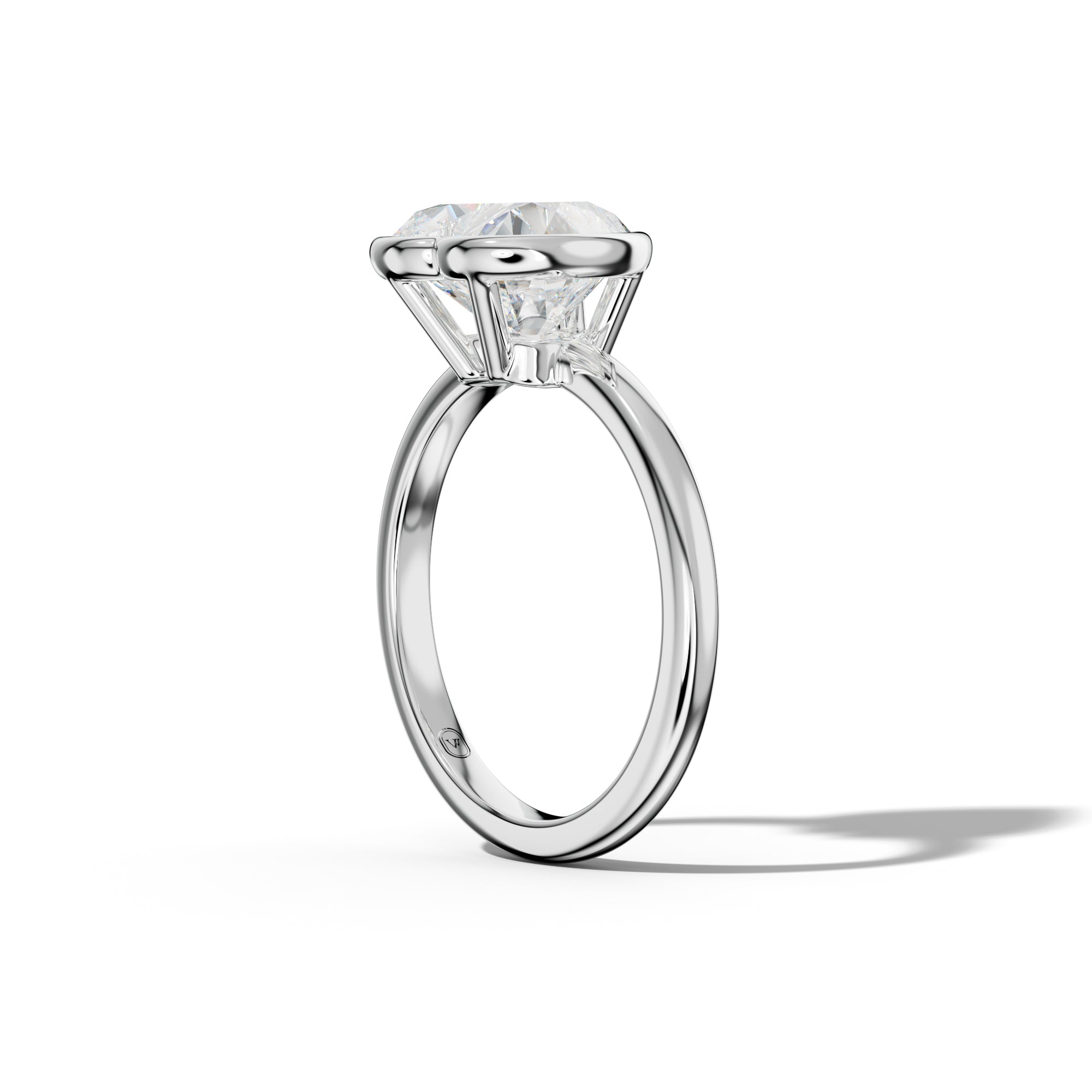 Malaya Heart Diamond  Engagement Ring