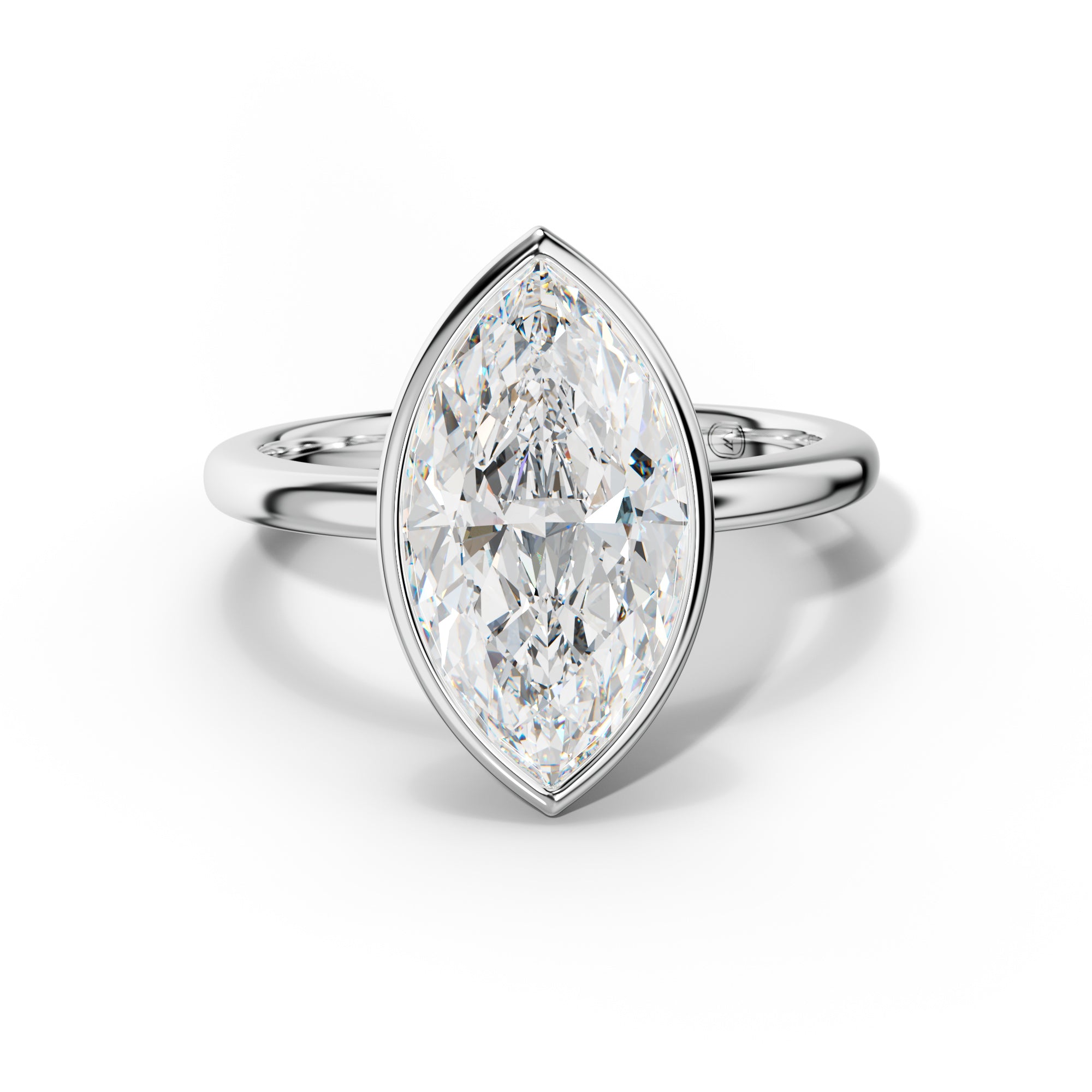 Malaya Marquise Diamond Engagement Ring