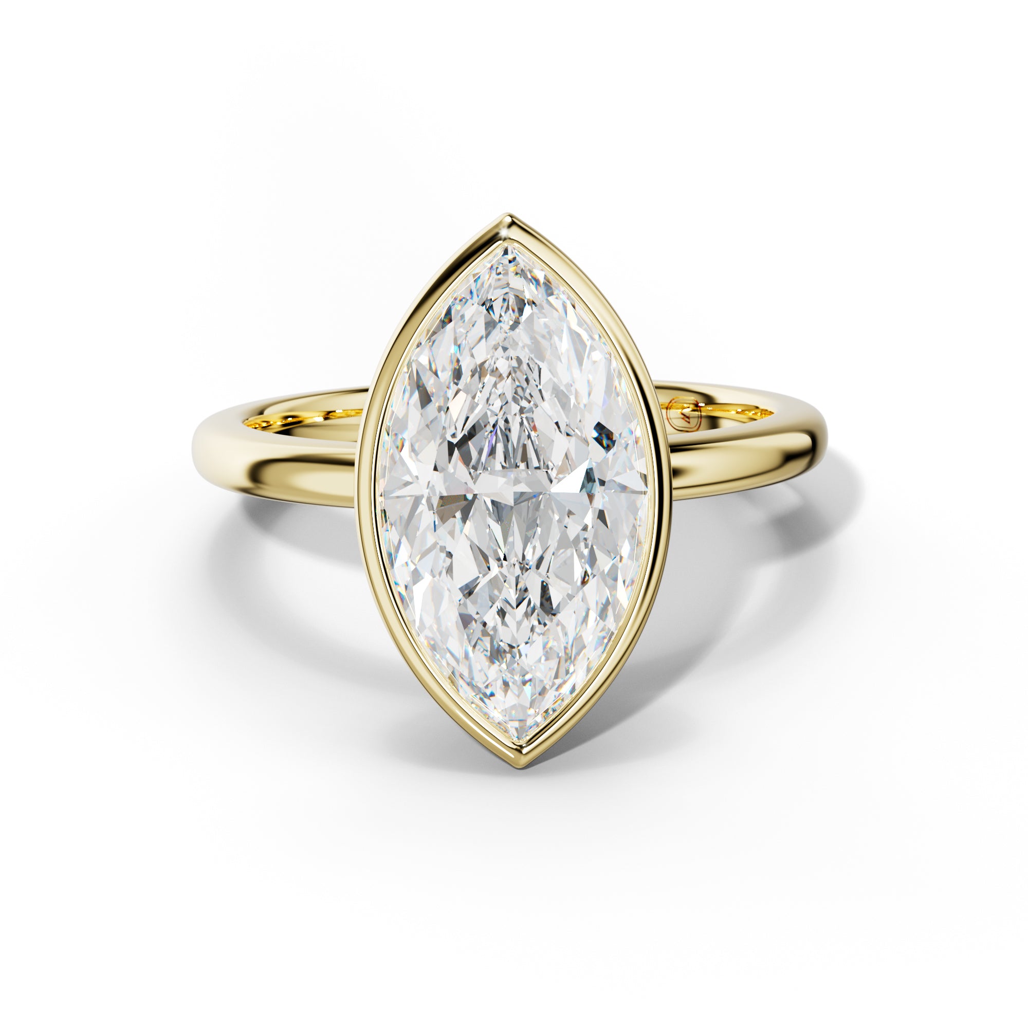 Malaya Marquise Diamond Engagement Ring